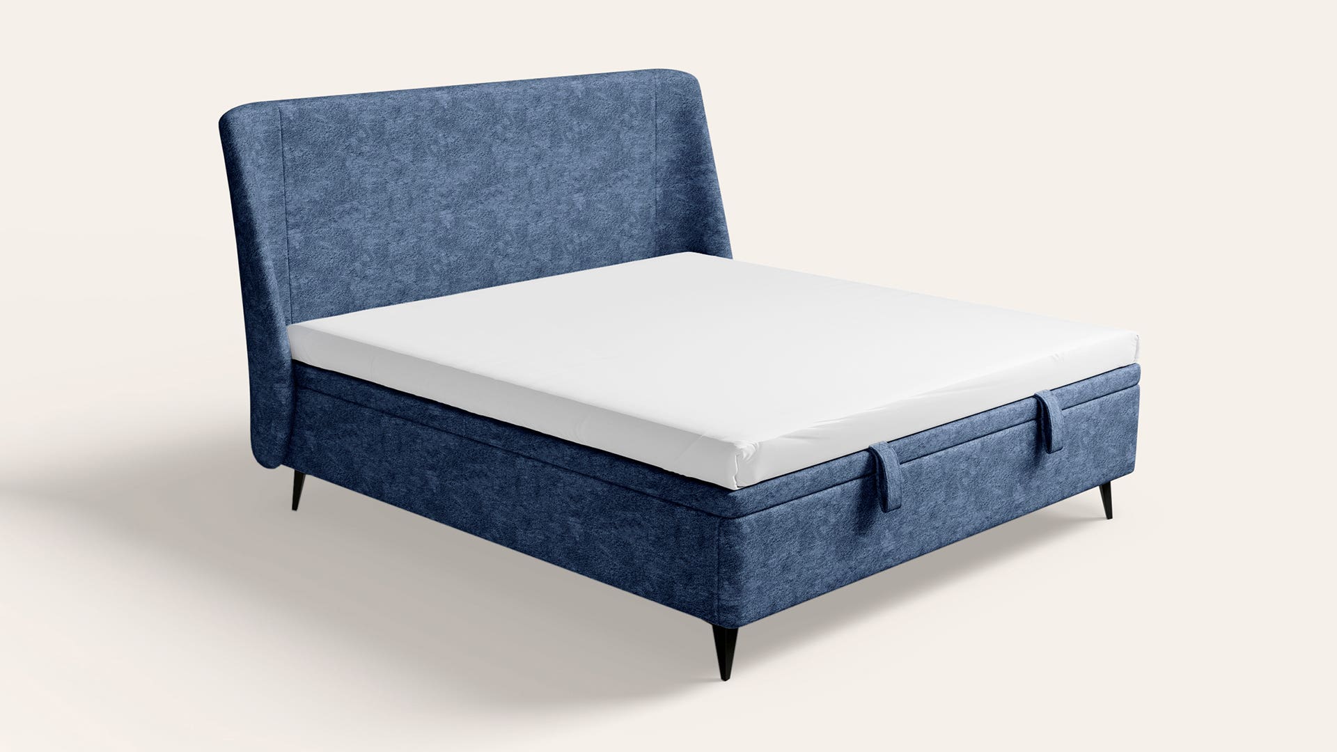 Gracella King Size Wooden Bed with Hydraulic Storage