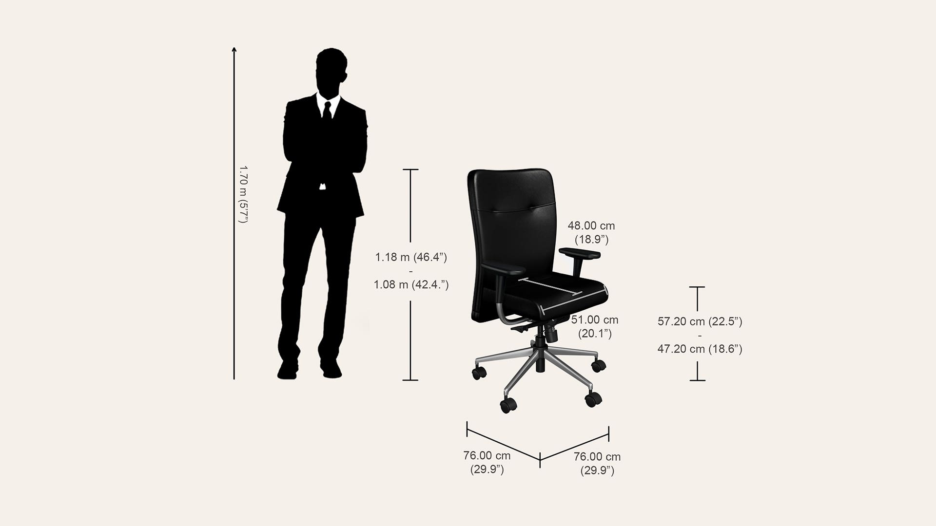 Kareena NXT High Back-Conference leatherette Workstation Chair