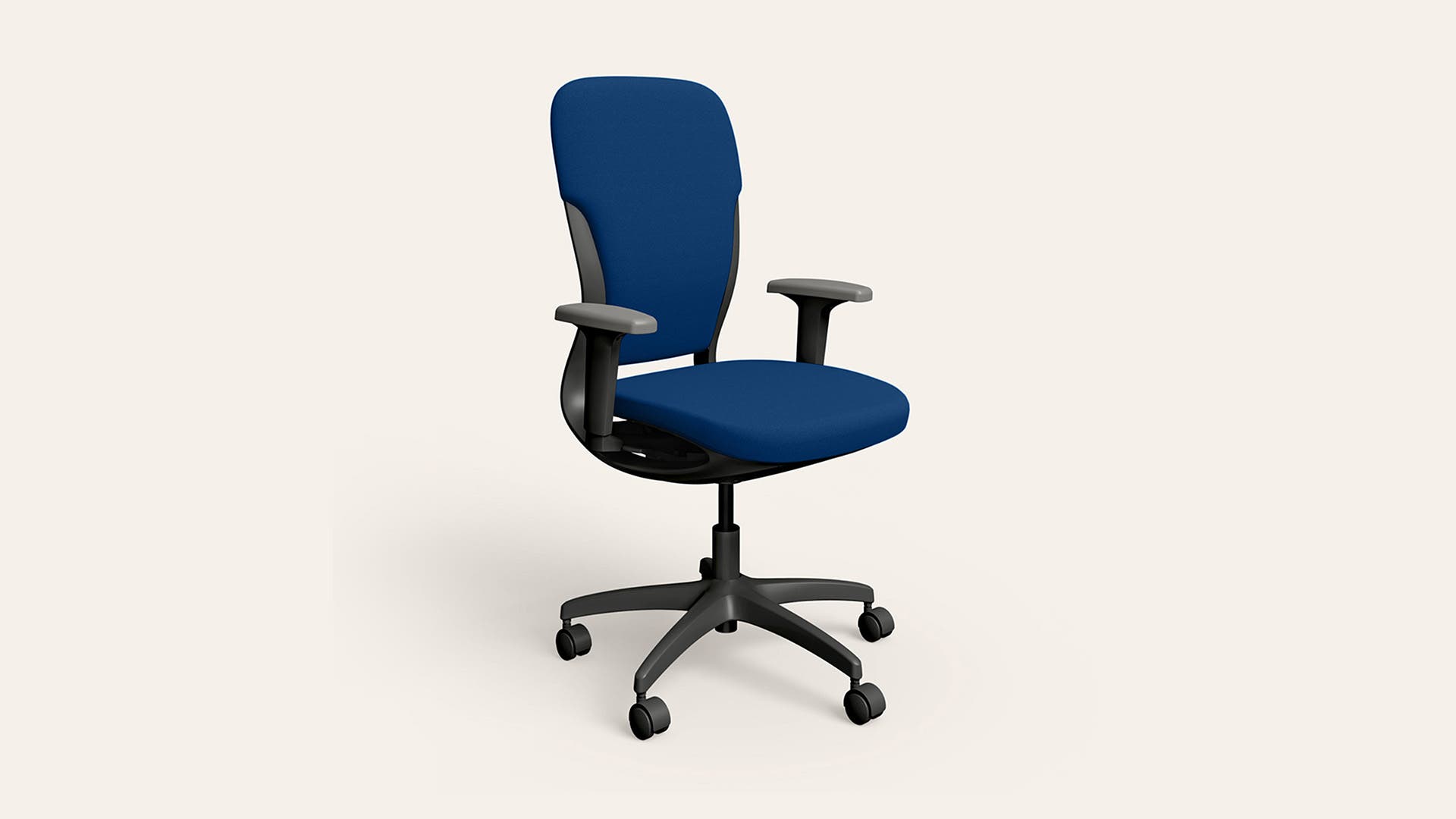 Motion High Back Knitted Fabric Ergonomic Office Chair (Royal Blue - Grey Body)
