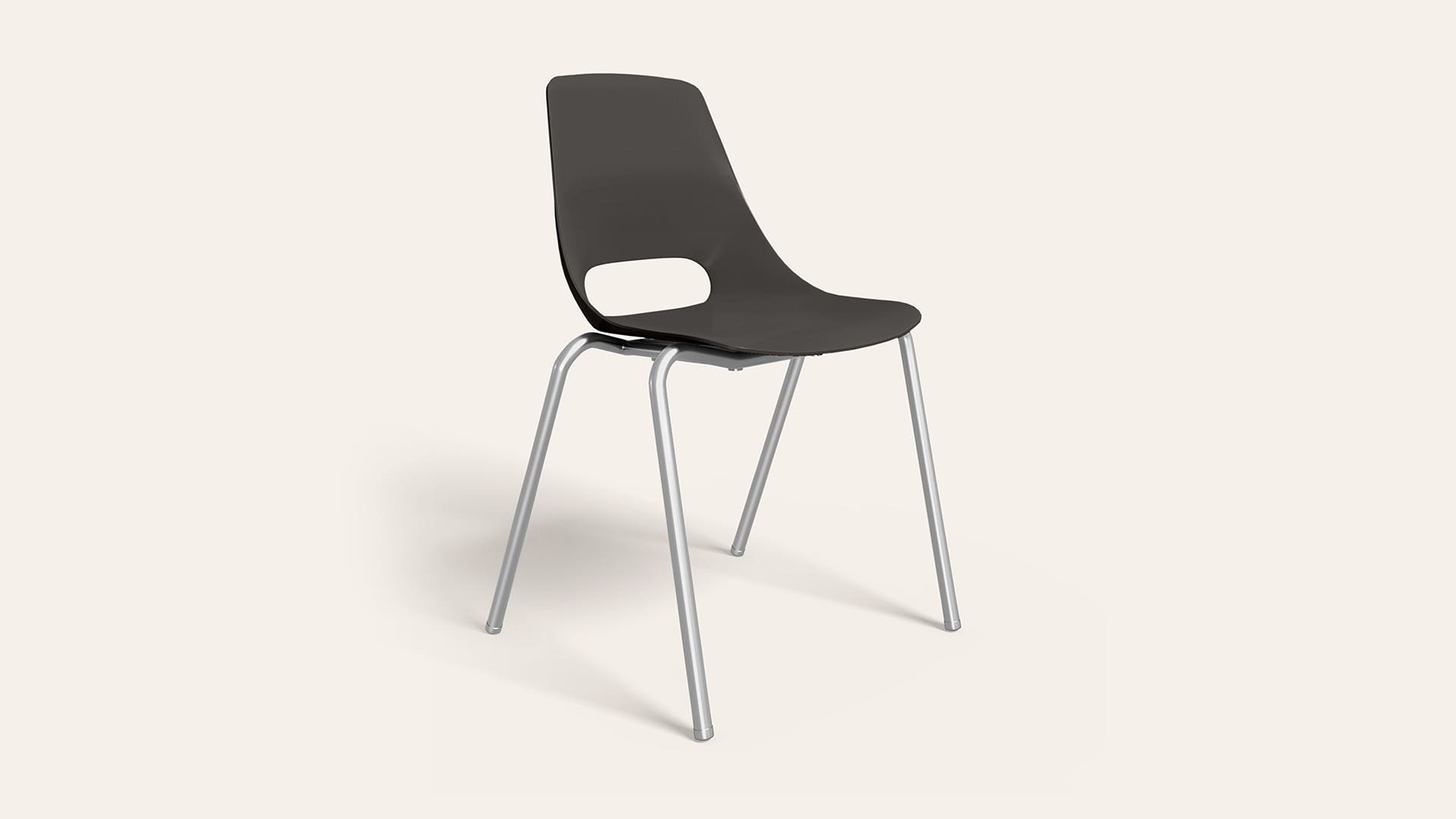 Shine 4 legged PP Cafetaria Chair