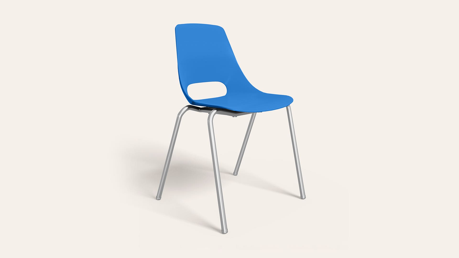 Shine 4 legged PP Cafetaria Chair