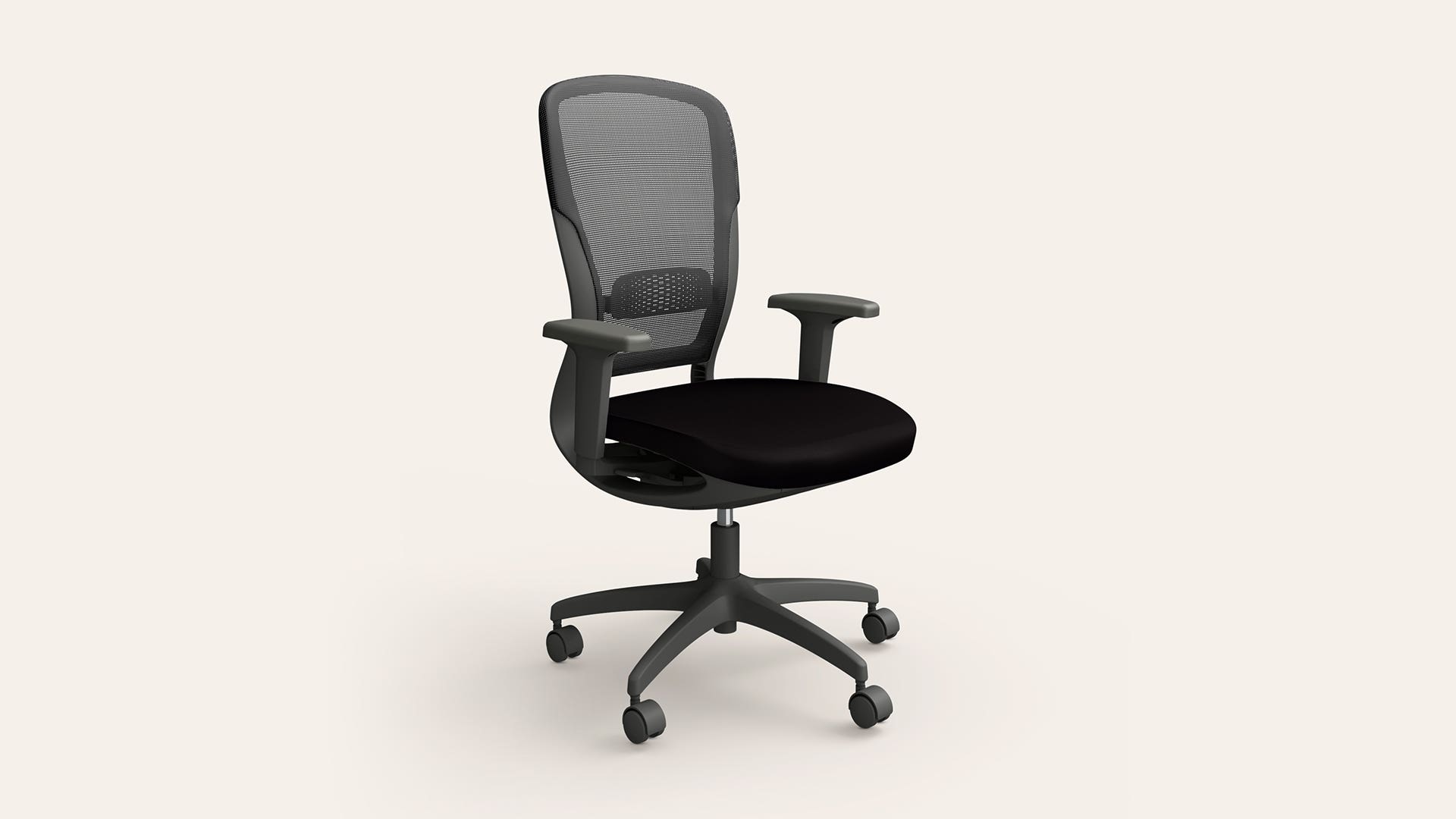 Motion Full Back Mesh Ergonomic Office Chair (Black Ink)