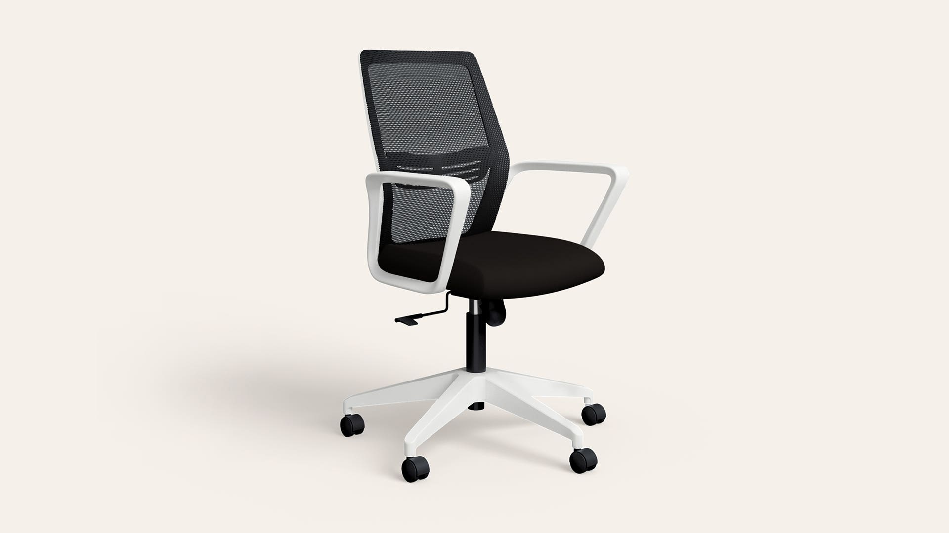 Vurv Mid Back Knitted Fabric Mesh Ergonomic Study Chair (Black Ink), DIY Installation