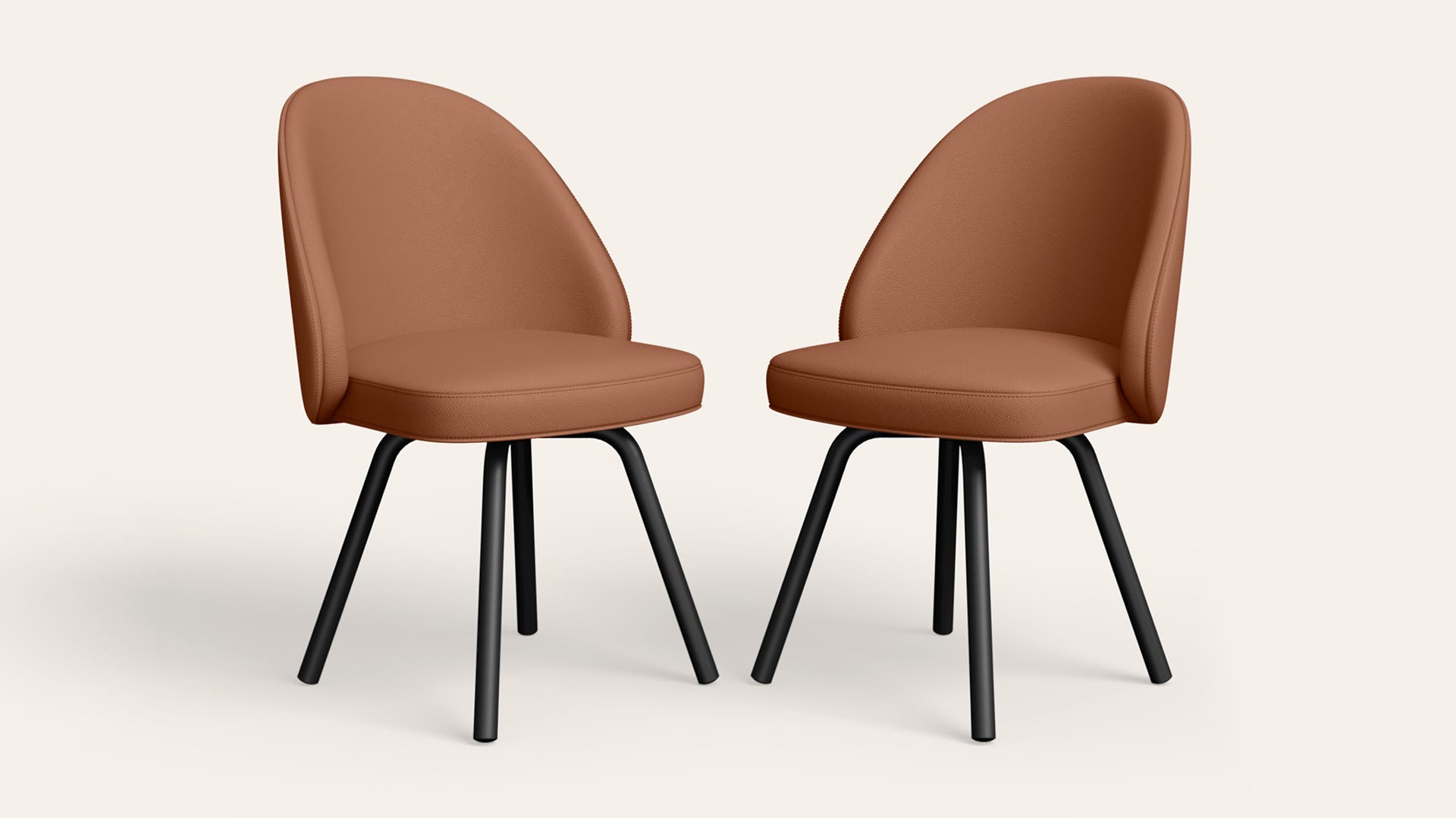 Fraise Synthetic Leather Dining Chair (Set of 2)
