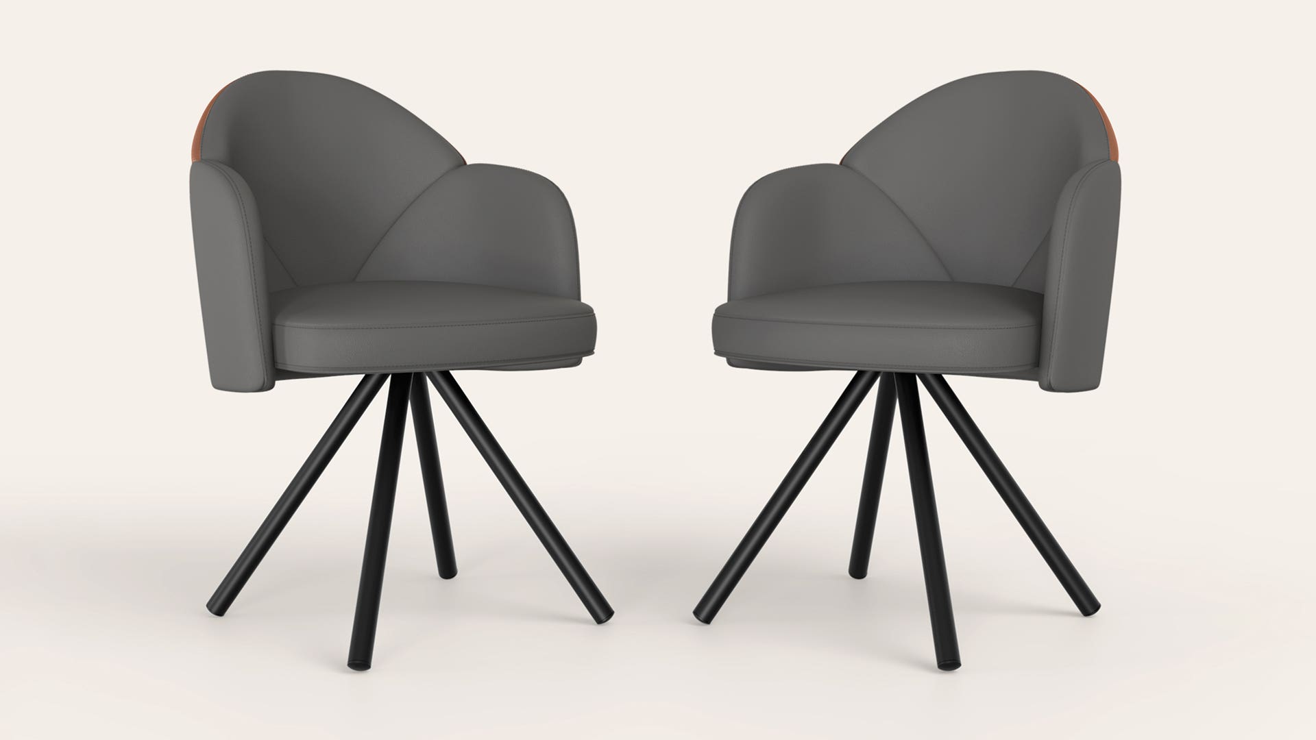 Zylo Synthetic Leather Dining Chair (Set of 2)