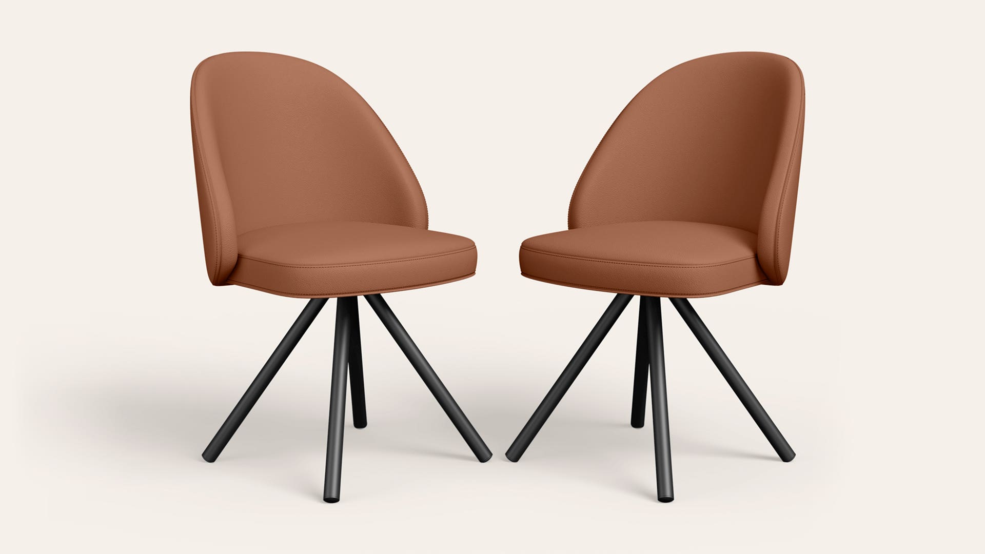 Fraise Synthetic Leather Dining Chair (Set of 2)