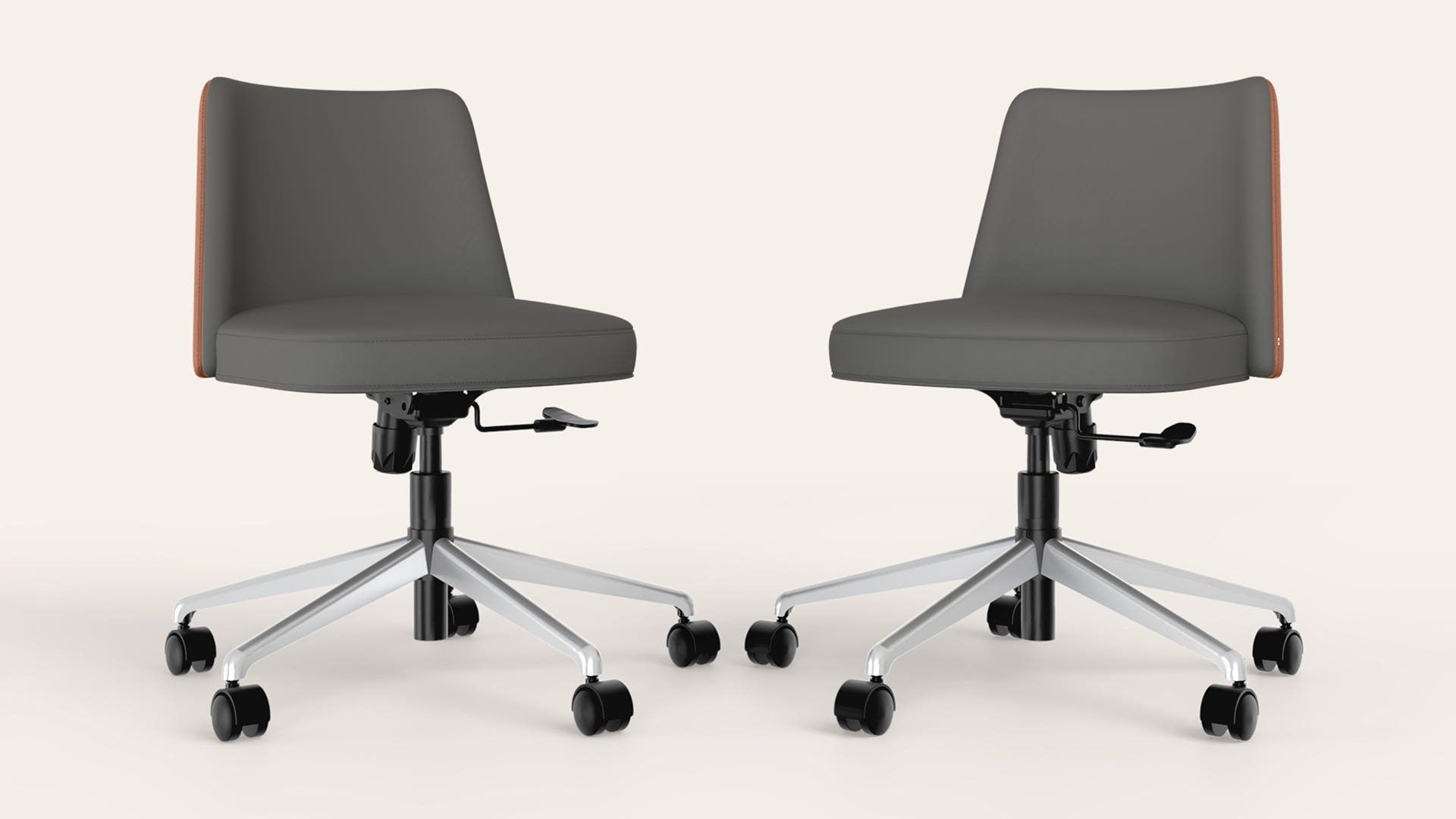 Zentia Synthetic Leather Dining Chair (Set of 2)