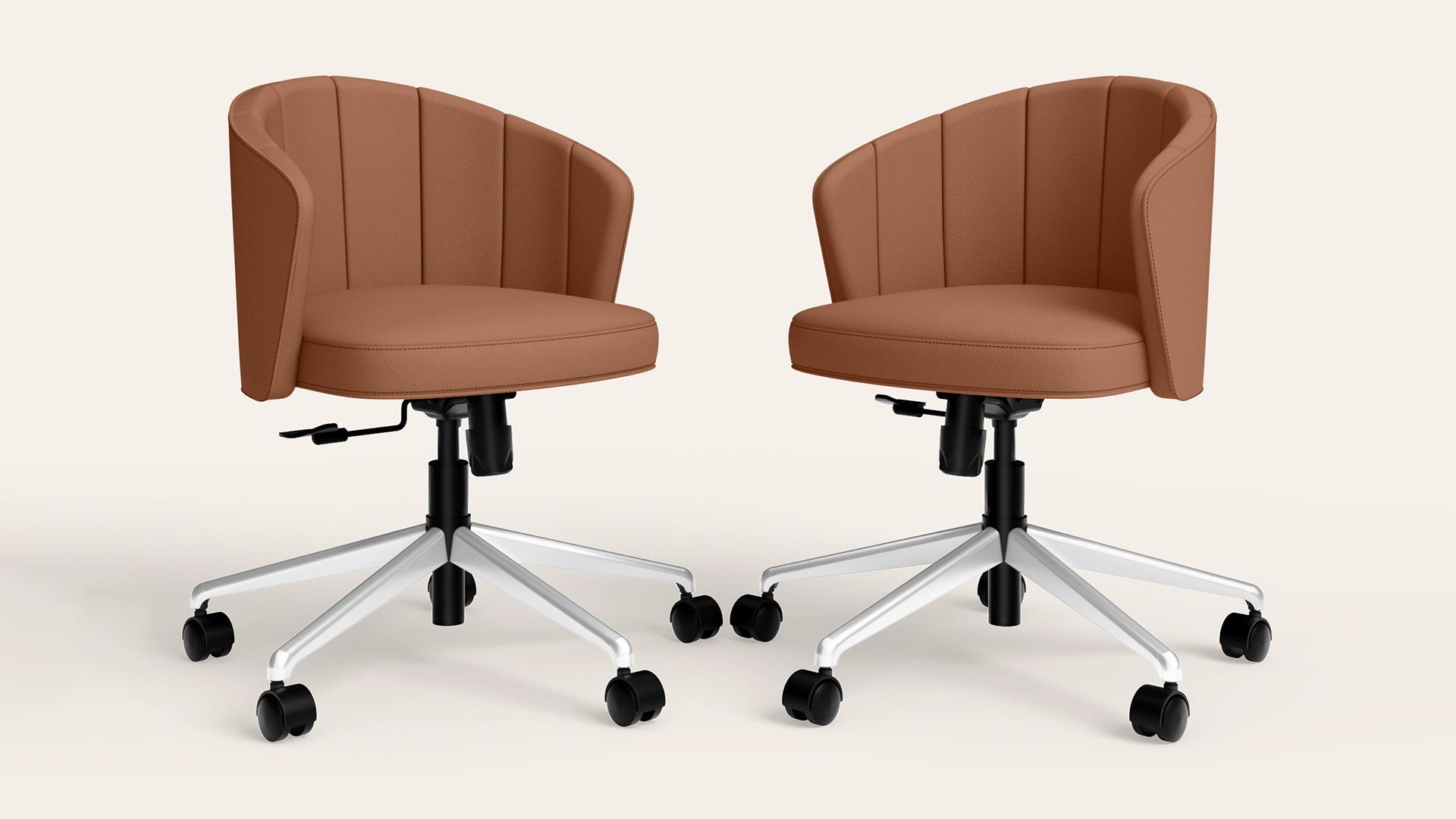 Muna Synthetic Leather Dining Chair (Set of 2)