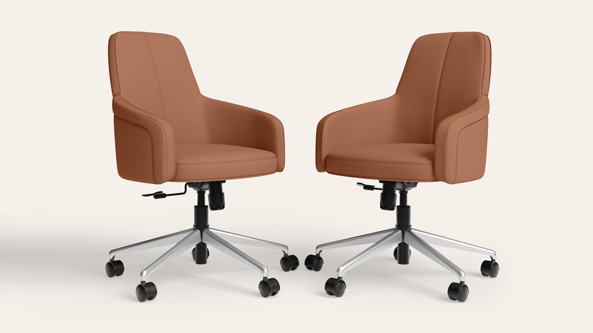 Eve High Back Synthetic Leather Dining Chair (Set of 2)