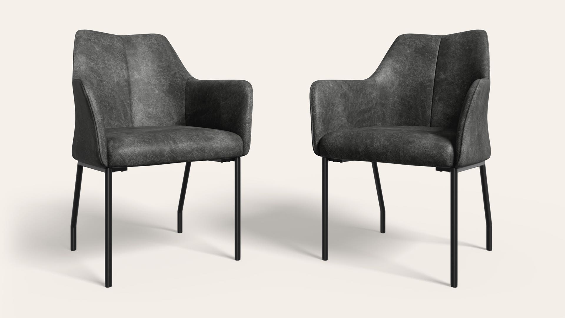 Trento Micro Fiber Dining  Chair (Set of 2)