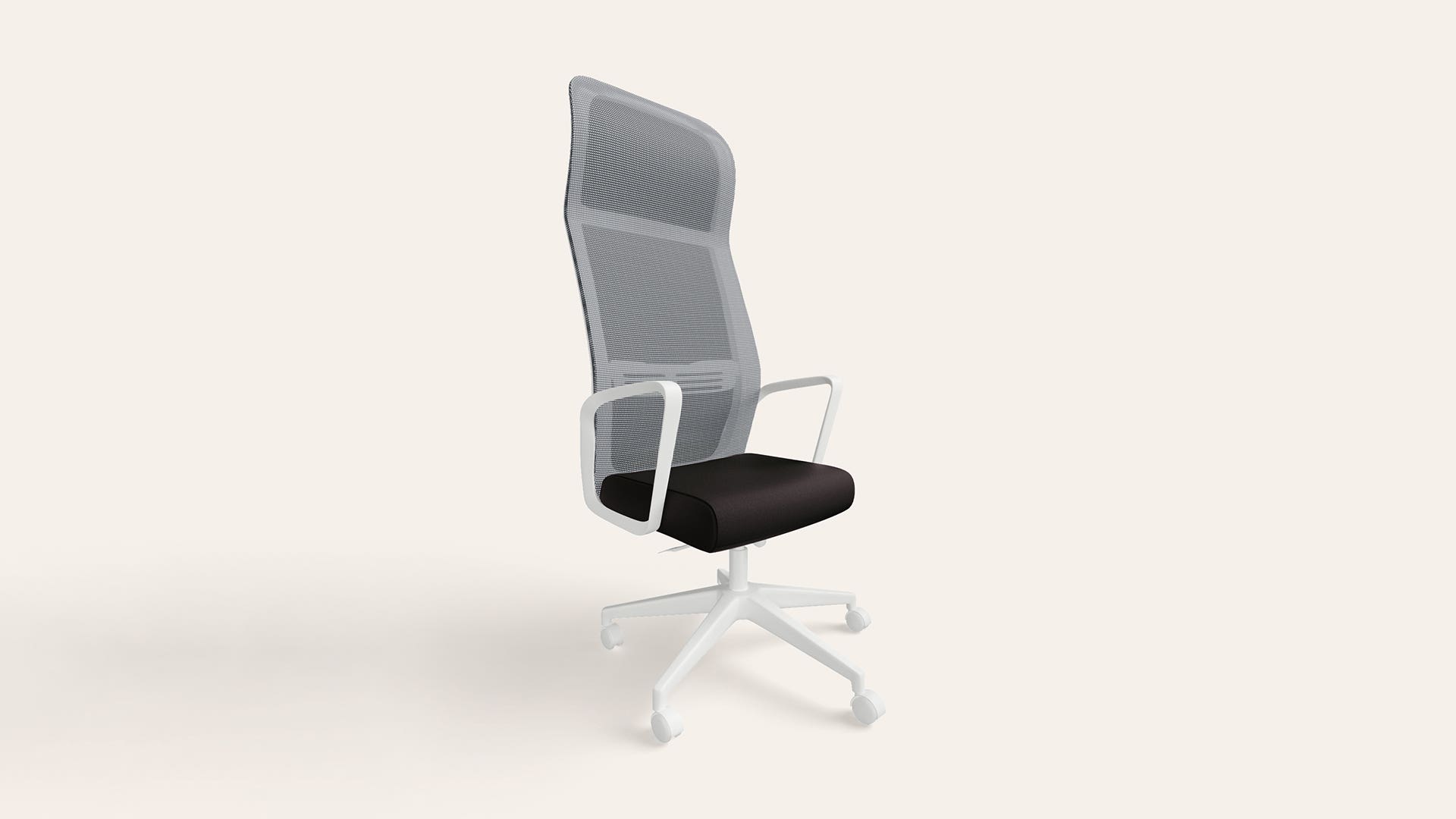 Vurv High Back Knitted Fabric Mesh Ergonomic Office Chair (Black Ink), DIY Installation