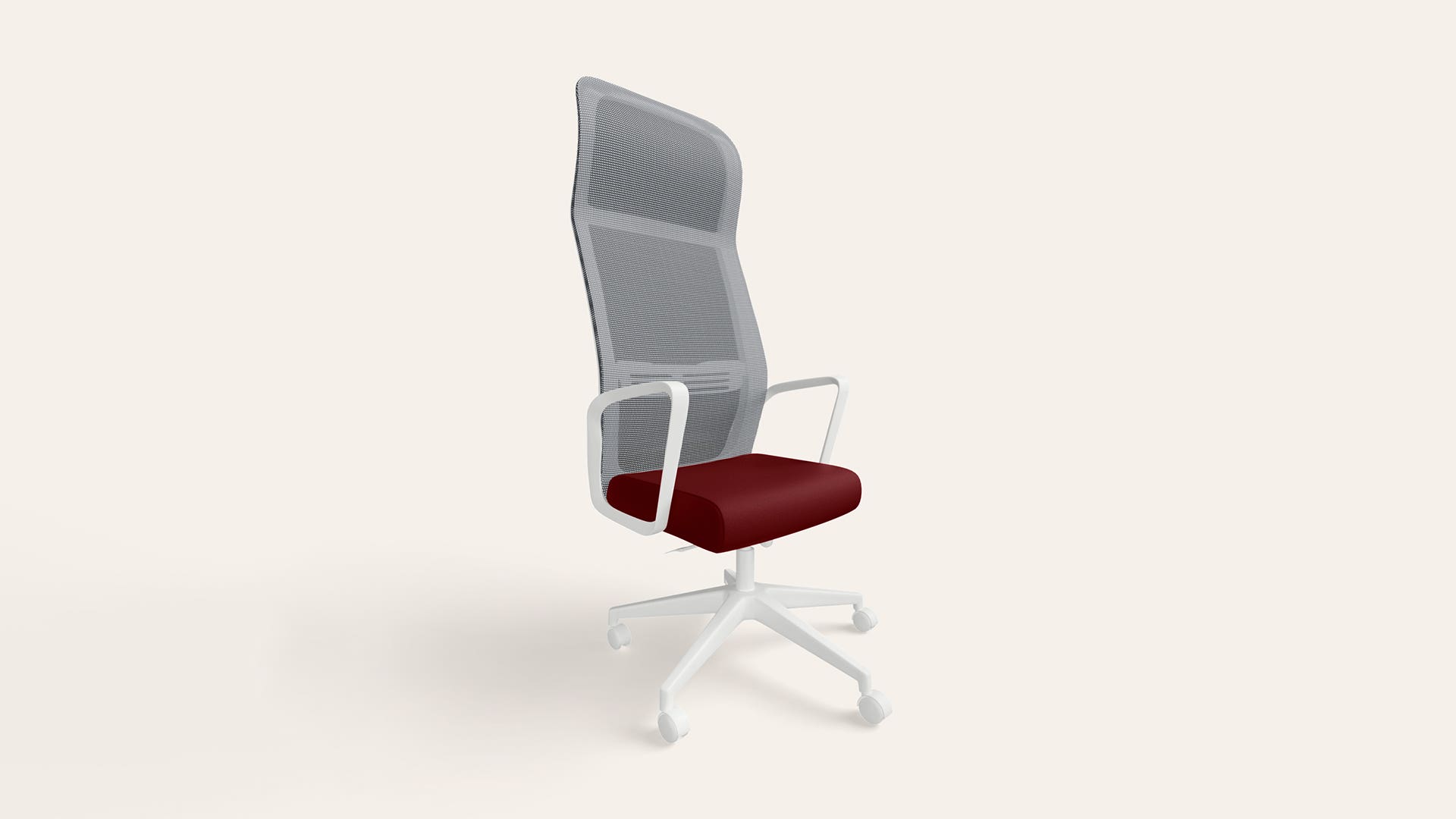 Vurv High Back Knitted Fabric Mesh Ergonomic Office Chair (Milan Red), DIY Installation