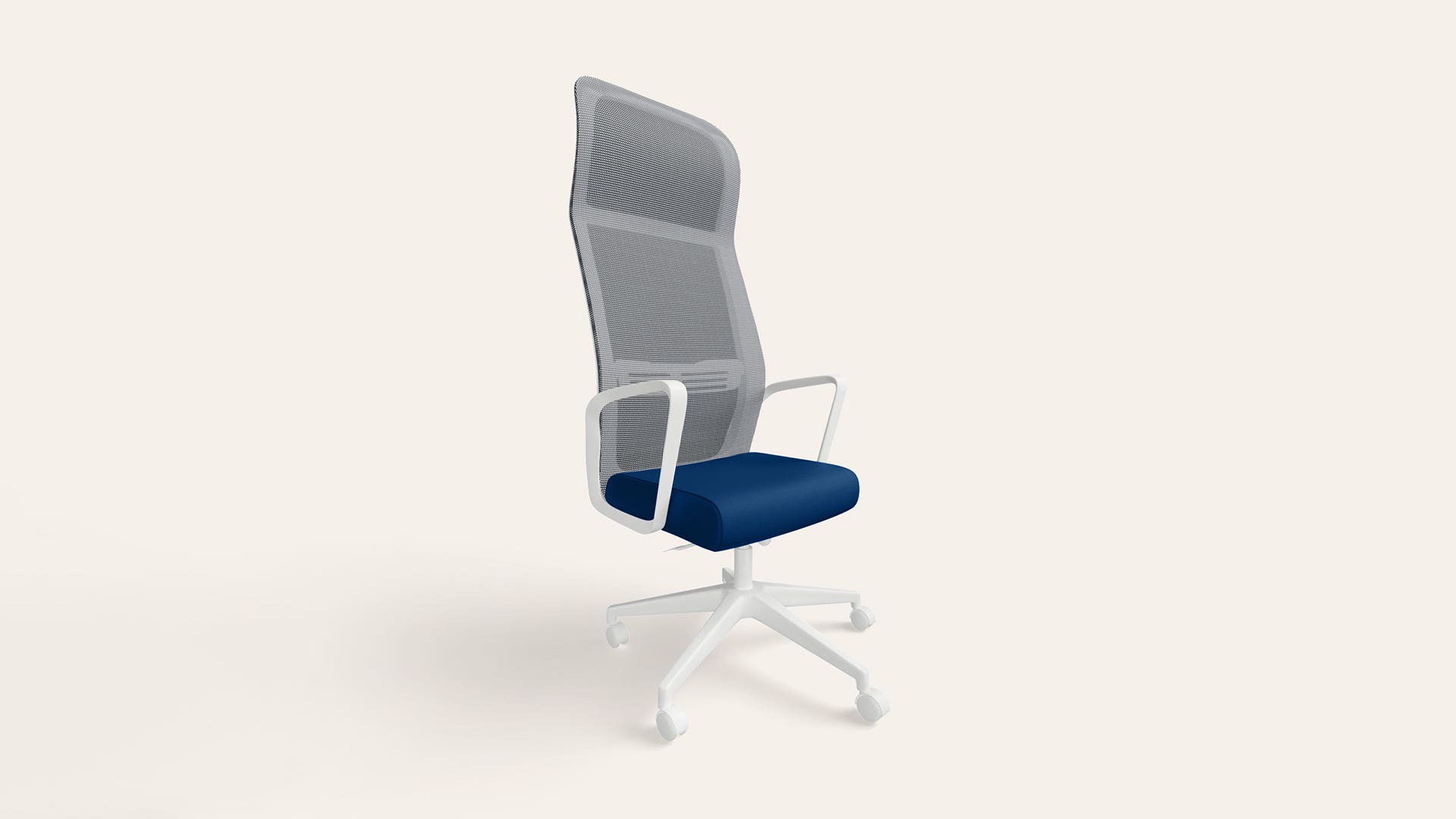 Vurv High Back Knitted Fabric Mesh Ergonomic Office Chair (Royal Blue), DIY Installation