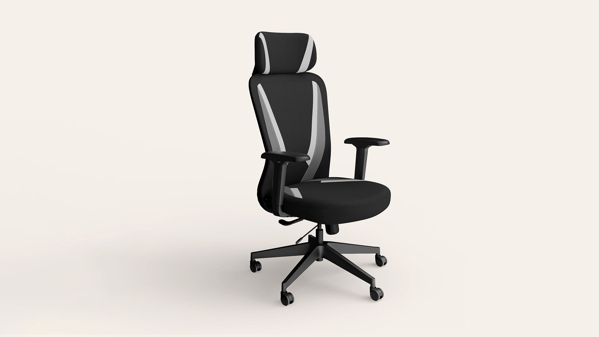 Camo High Back Fabric Ergonomic Gaming Chair (Black Mint)