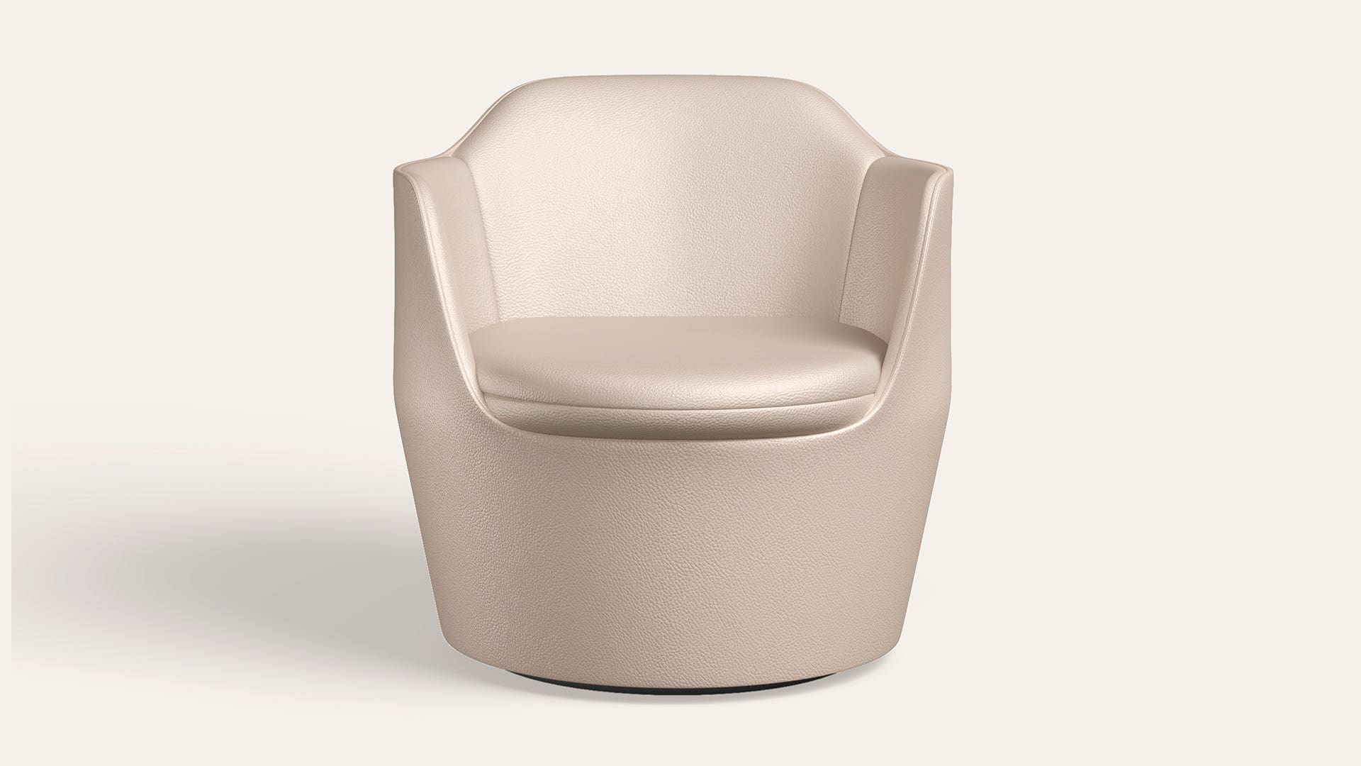Raffin Synthetic Leather Swivel Chair