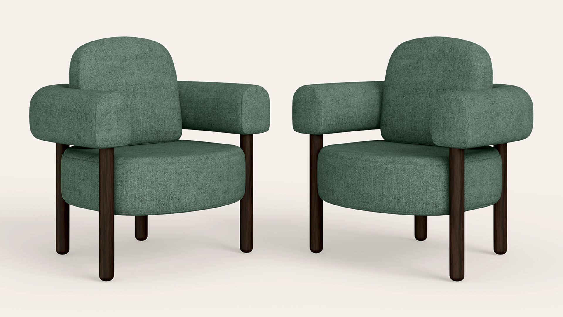 Norso Fabric Leisure Chair (Set of 1)