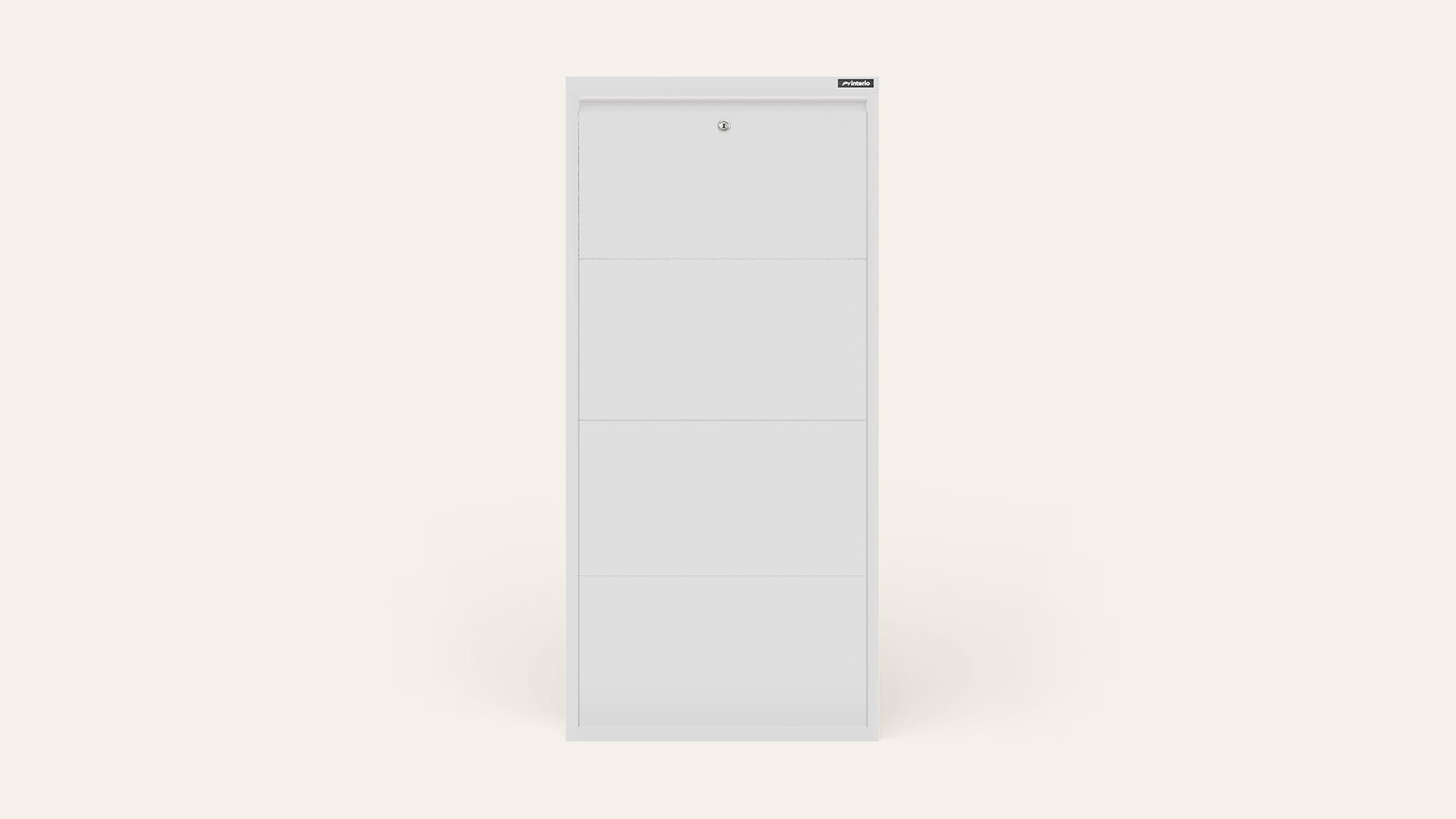 Step-In 16-Pairs Steel Shoe Cabinet