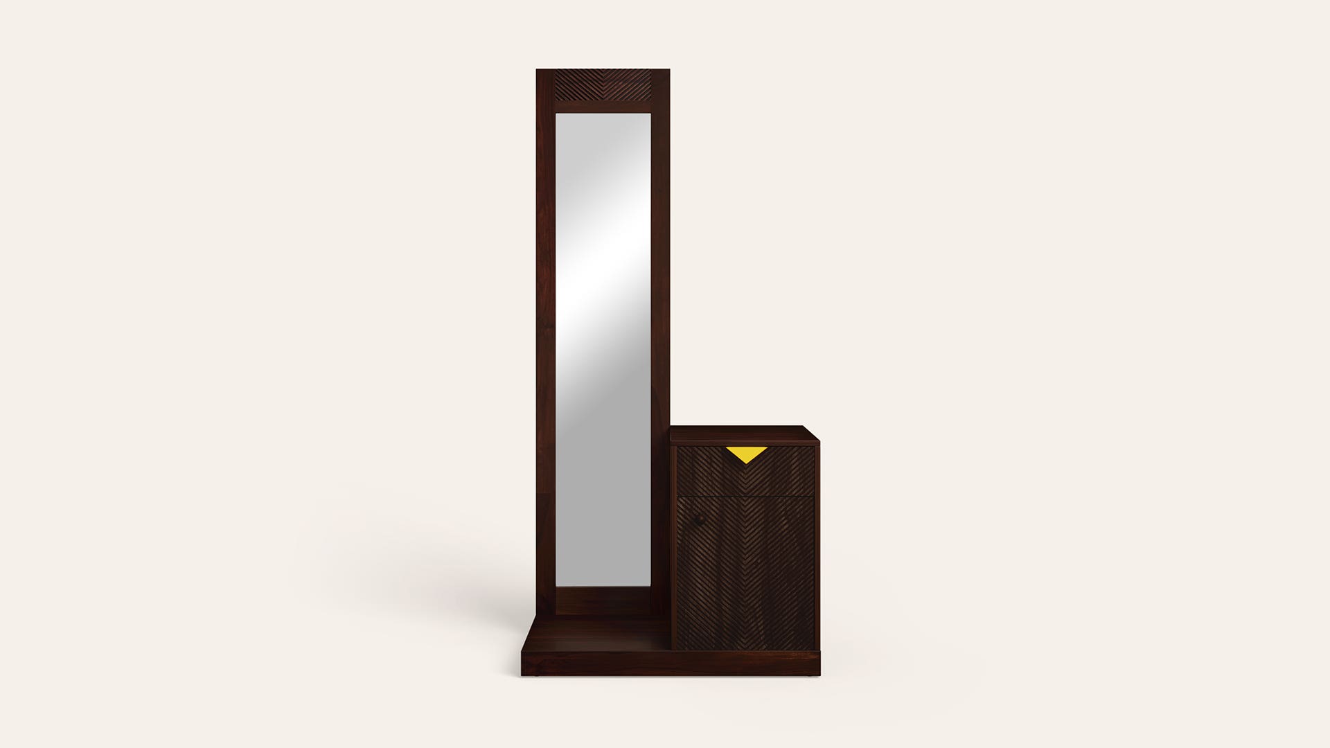 Goldust V2 Solid Wood Dressing Table