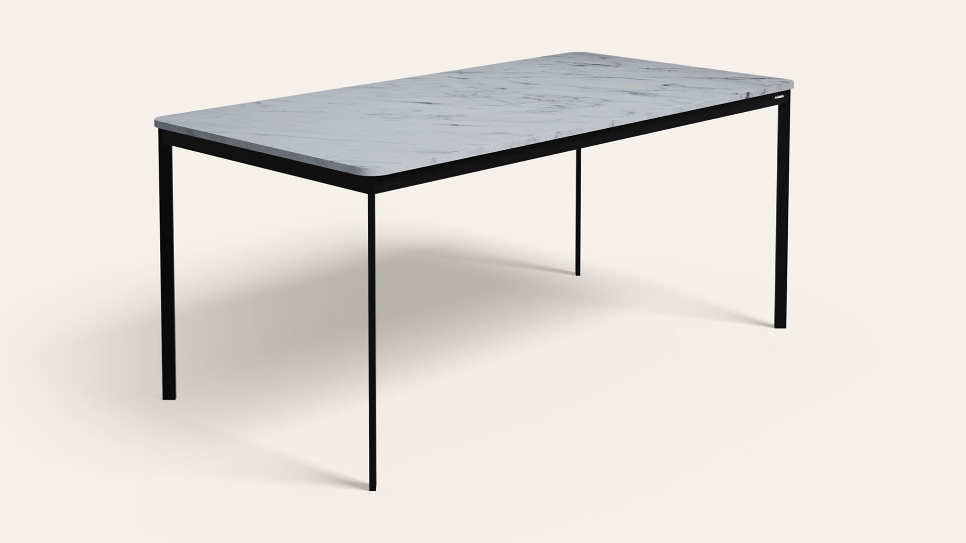 Franky 6-Seater Engineered Wood Rectangular Dining Table