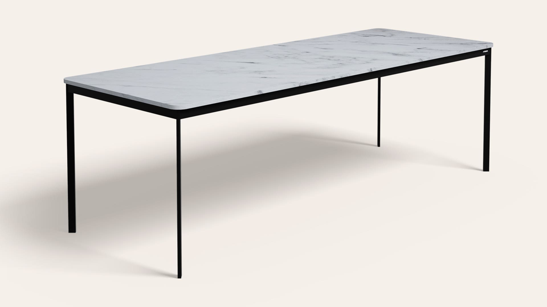 Franky 8-Seater Engineered Wood Rectangular Dining Table