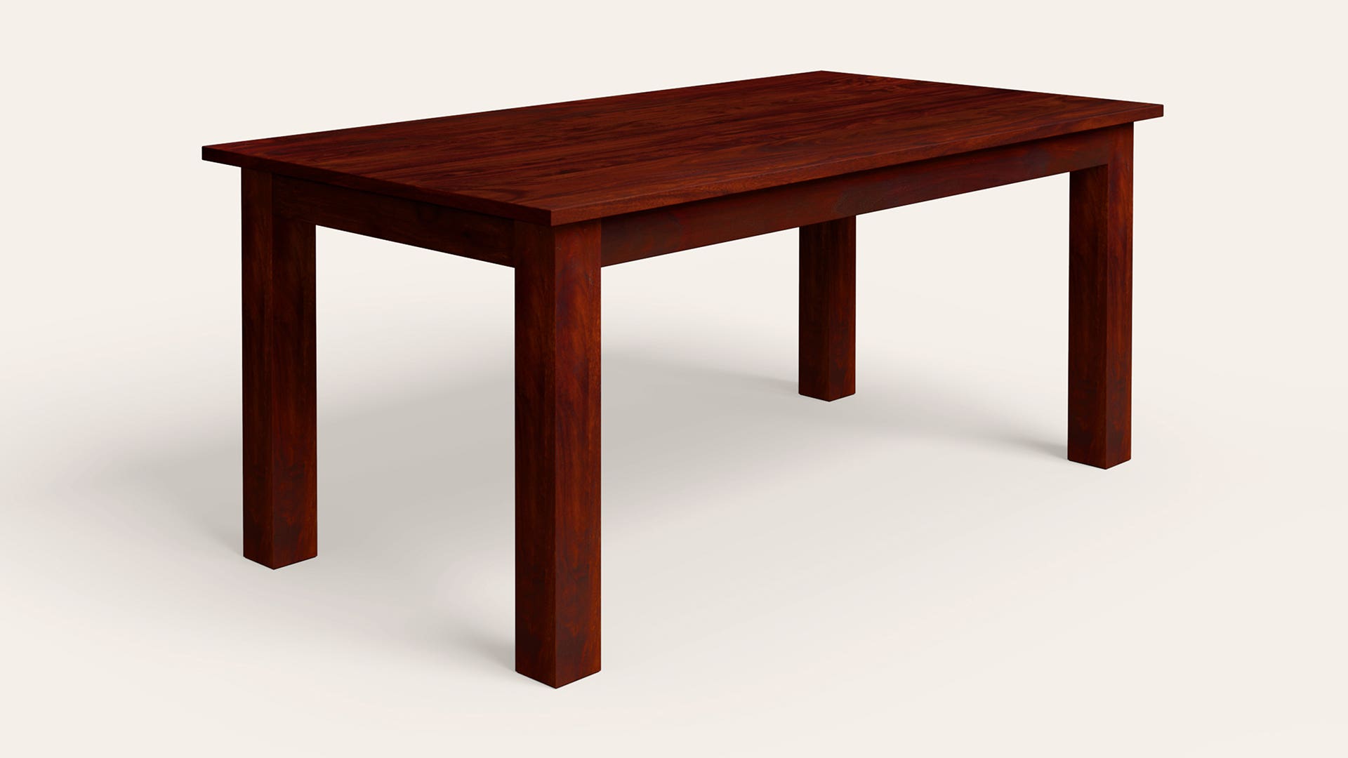 Grande Advance 6-Seater Sheesham Wood Rectangular Dining Table