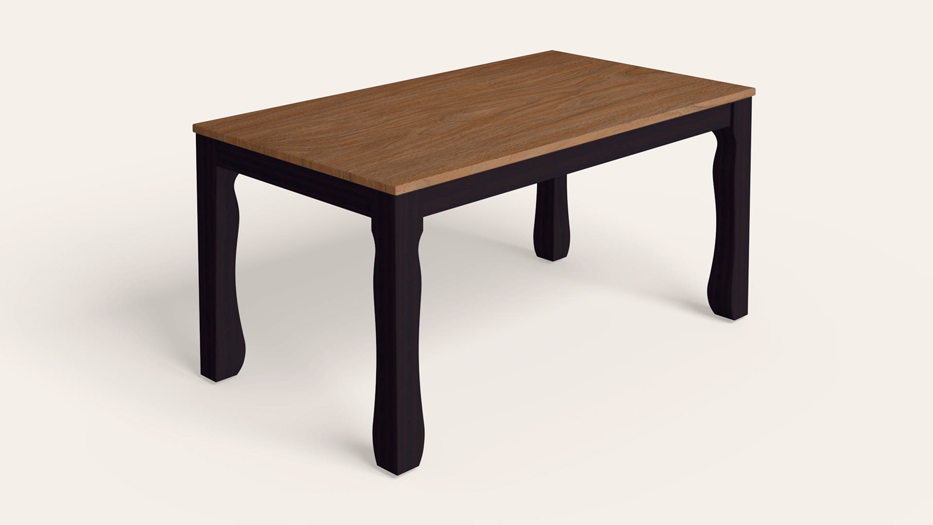 Magnum 6 Seater Solid Wood Rectangular Dining Table