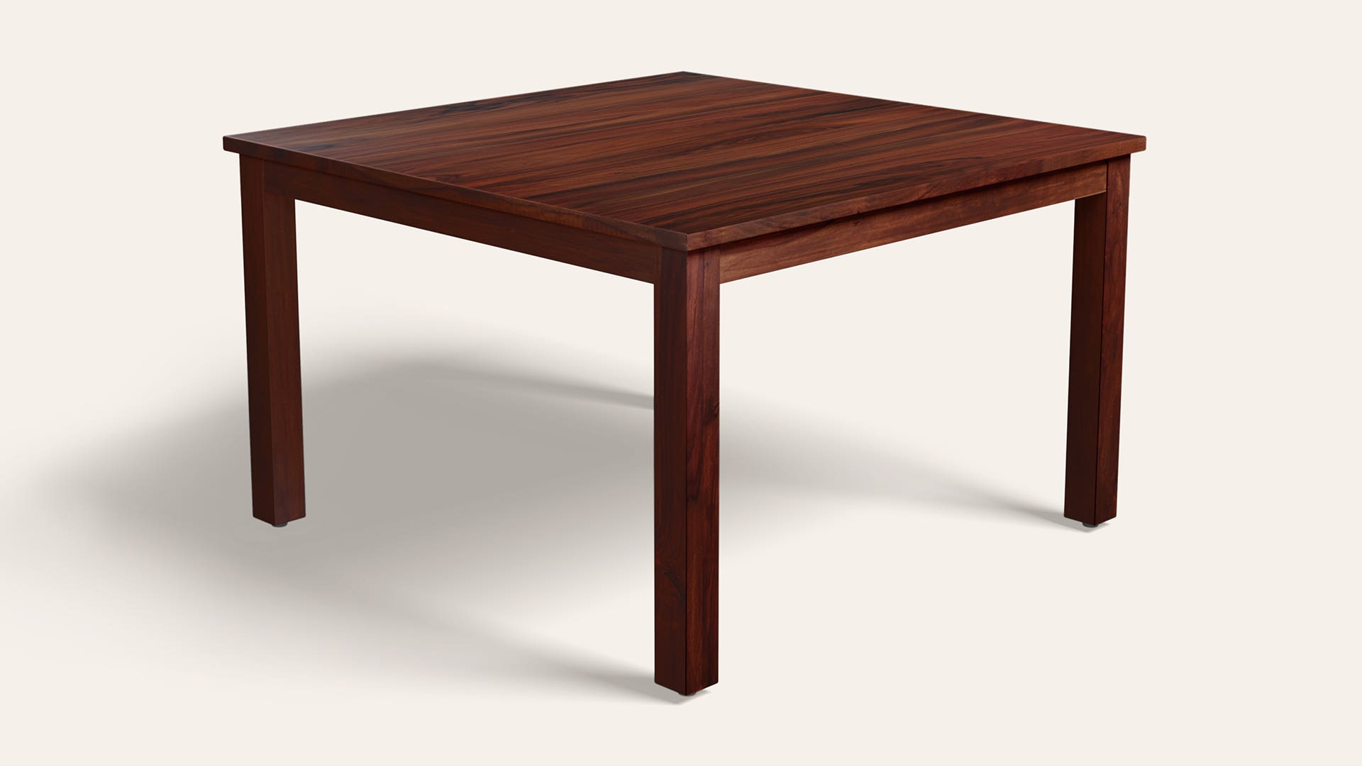 Ingrid V2 4 Seater Square Solid Wood Dining Table