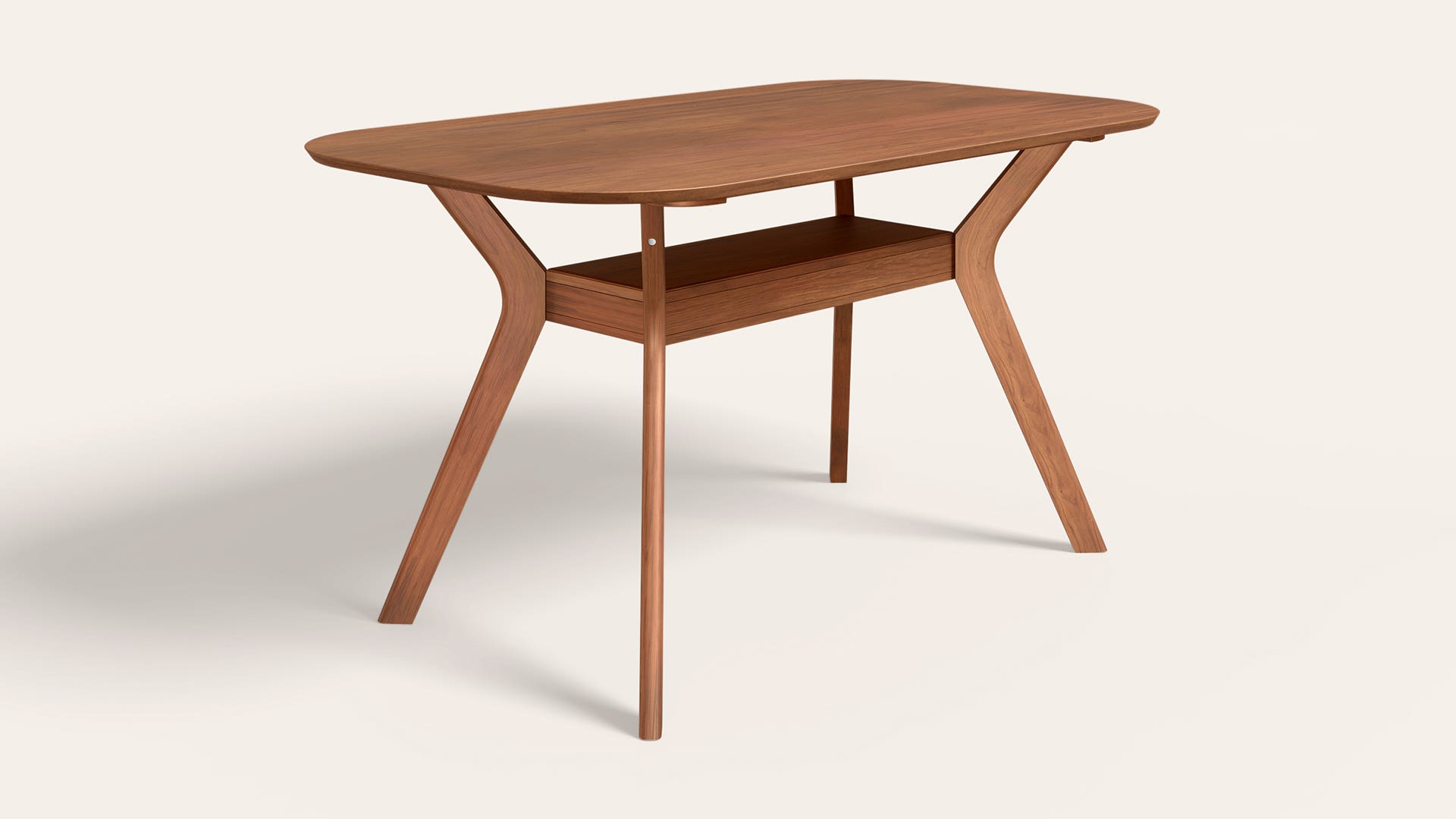 Garnet 6-Seater Solid Wood Rectangular Dining Table