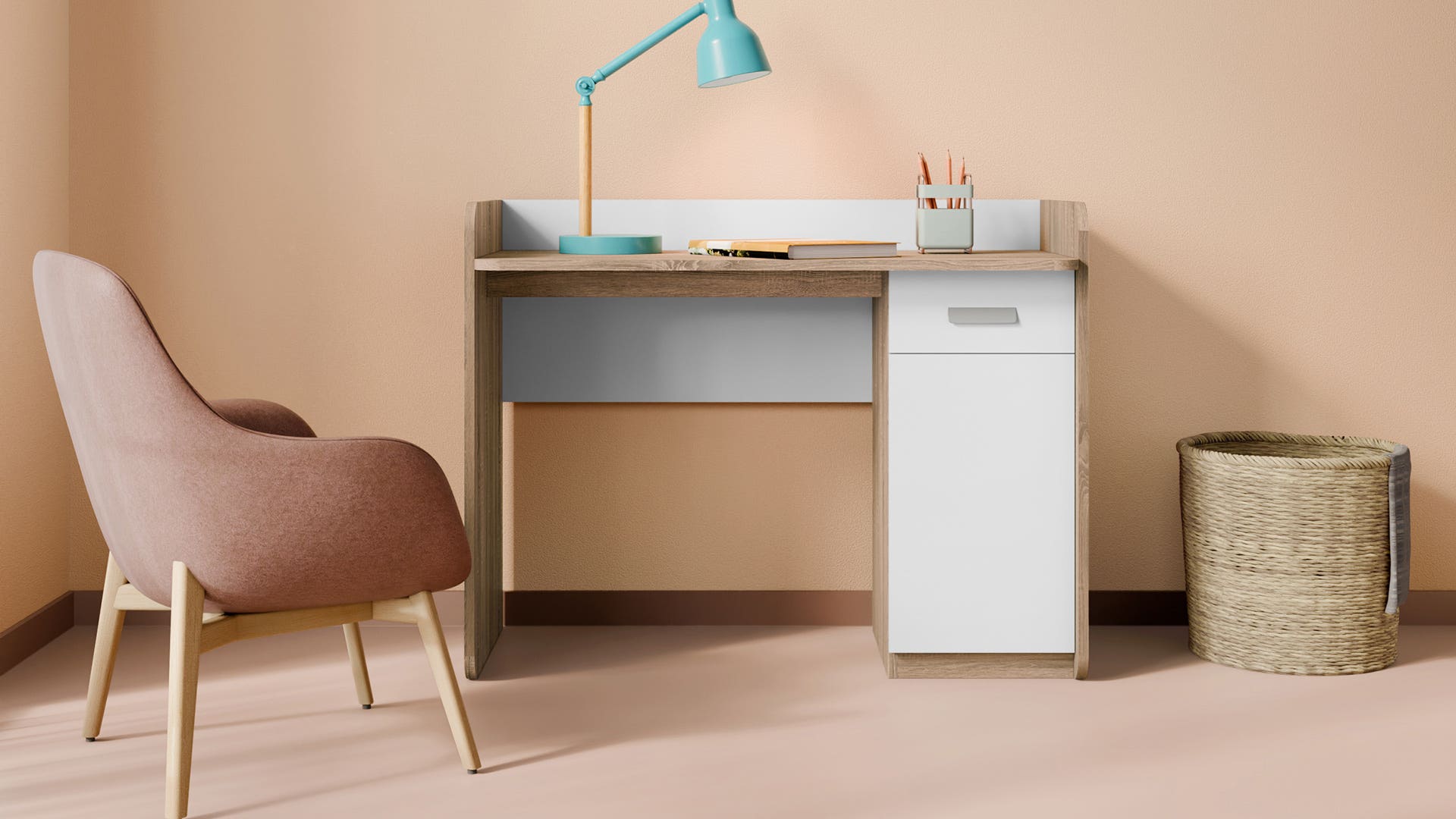 Reve Engineered Wood Study Table