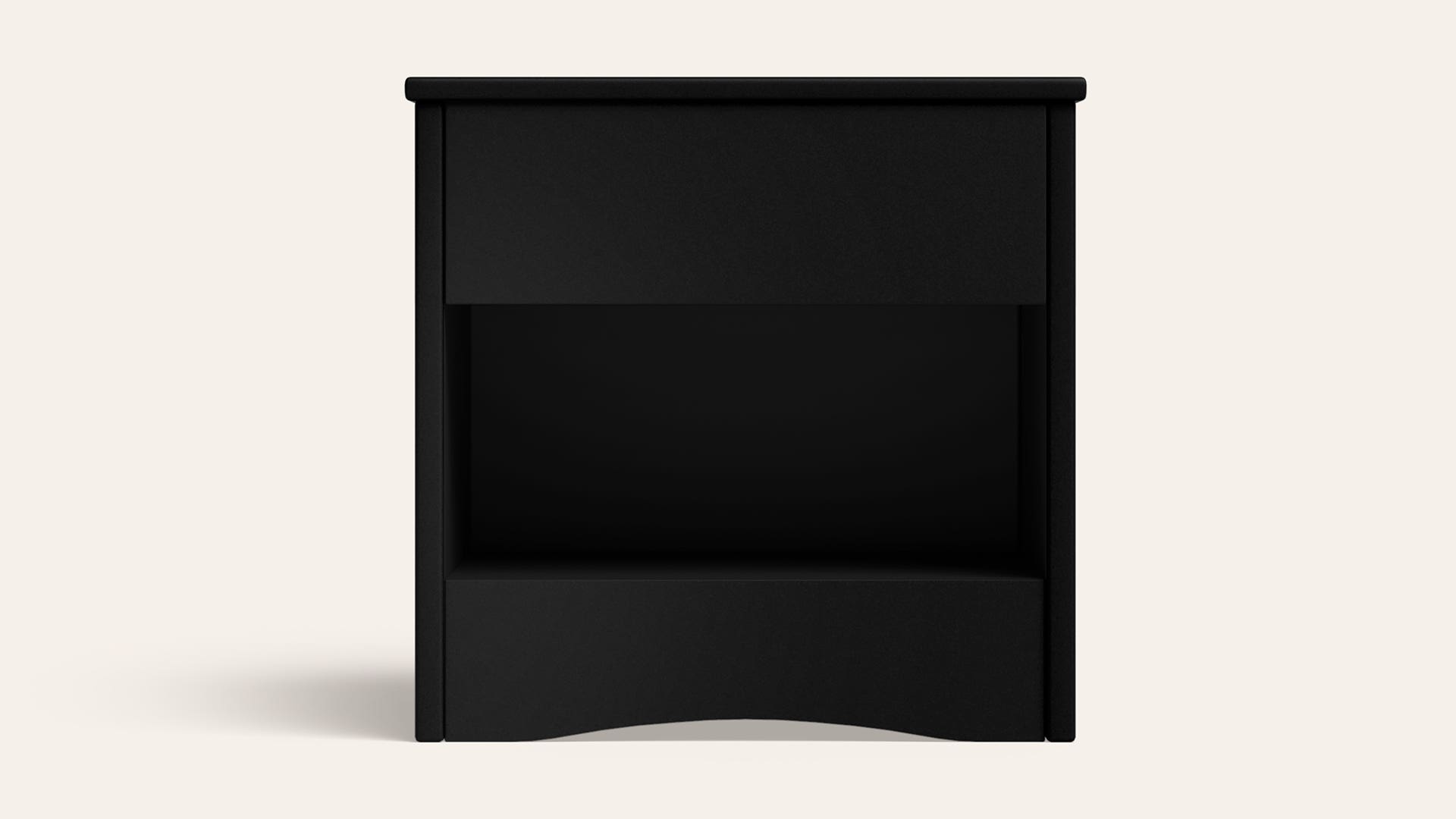 Sketch Solid Wood Bedside Table