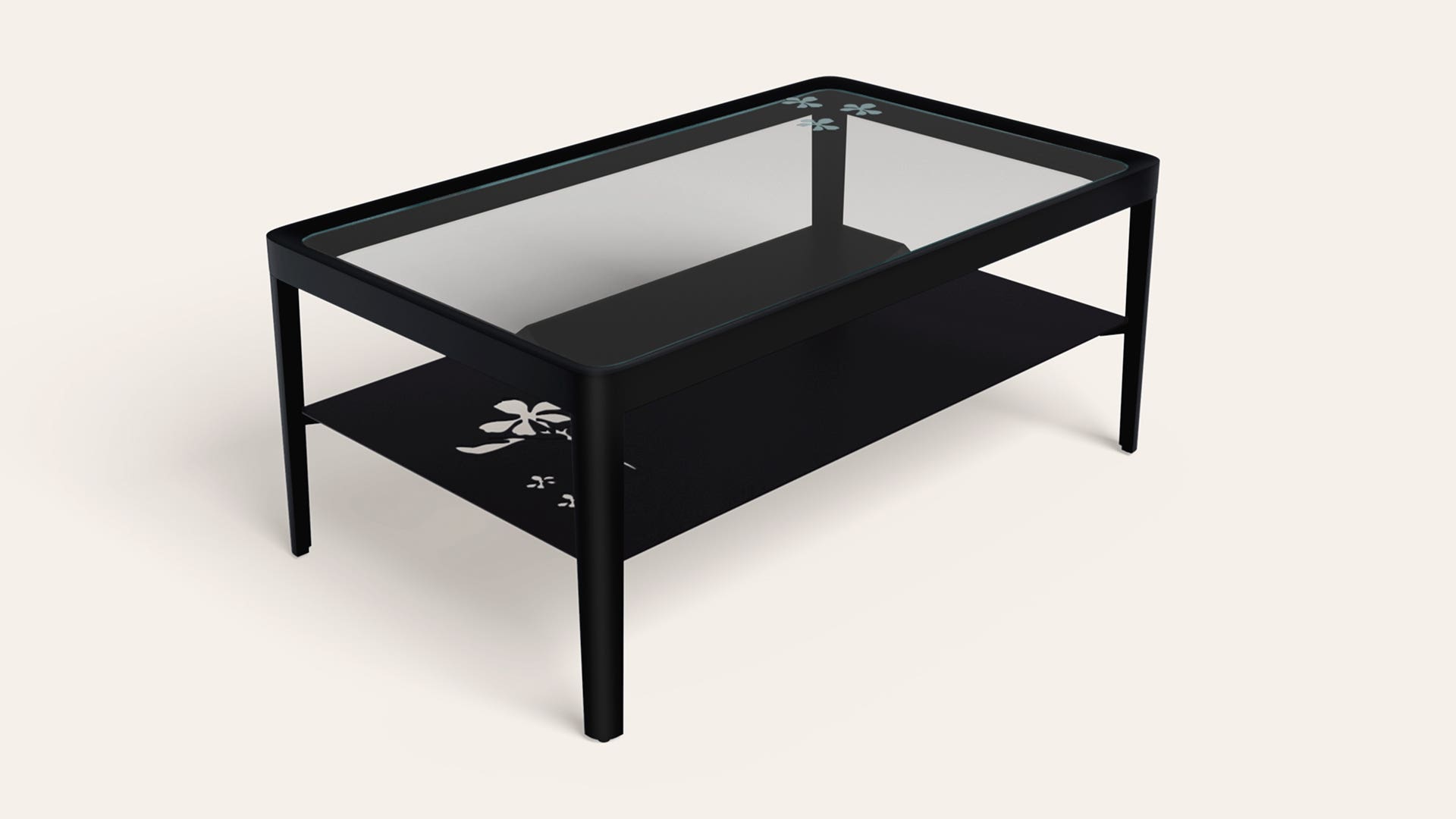 Bloom Rubberwood Coffee Table