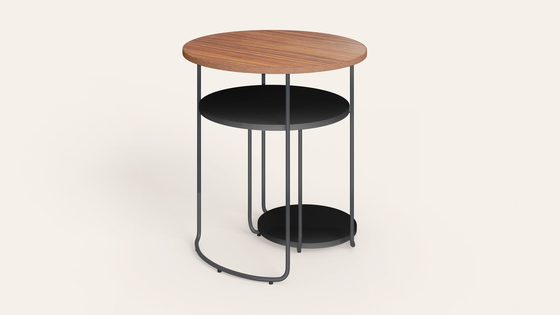 Reson Engineered Wood Corner Table