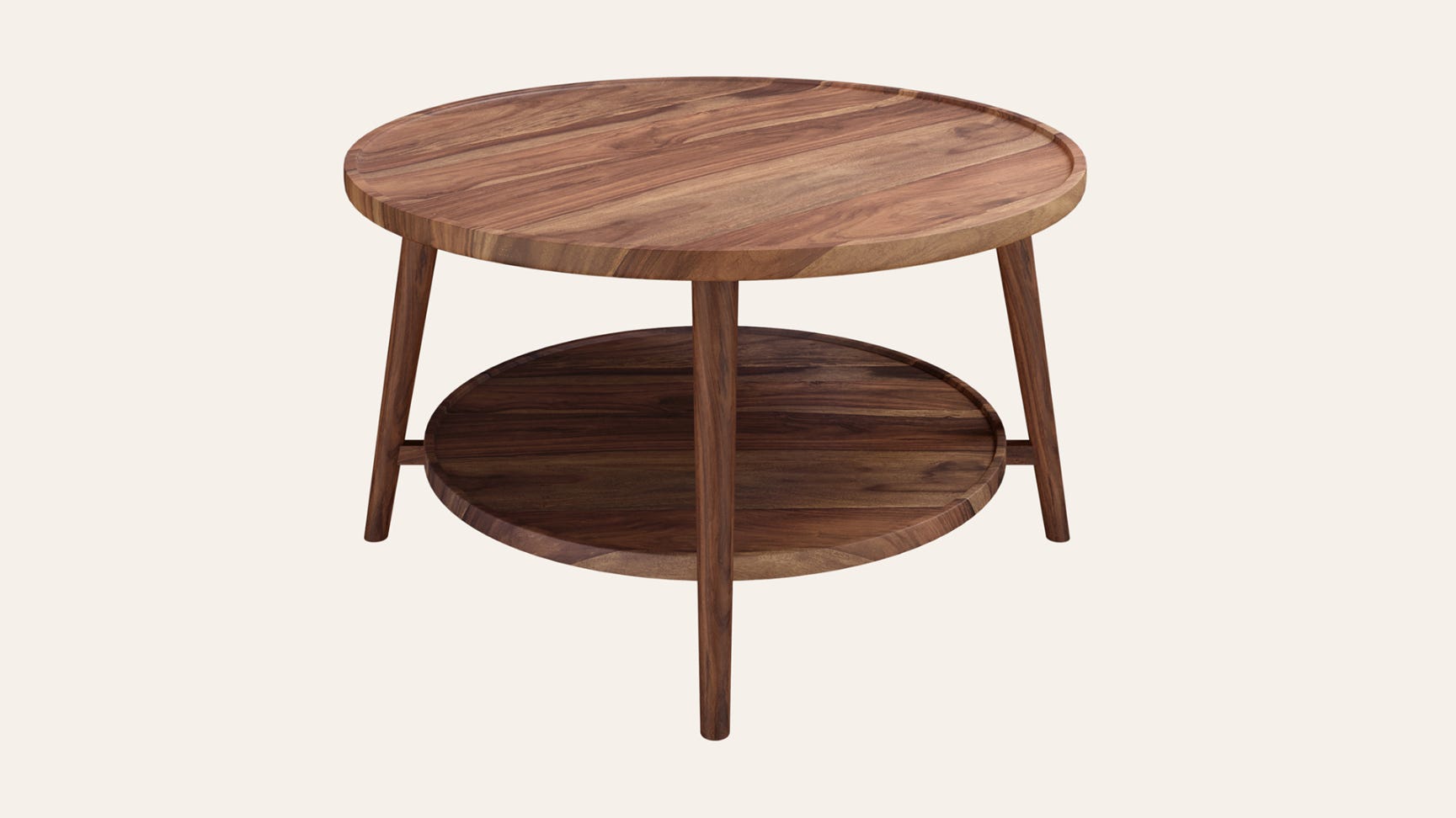 Kiva Solidwood Round Coffee Table