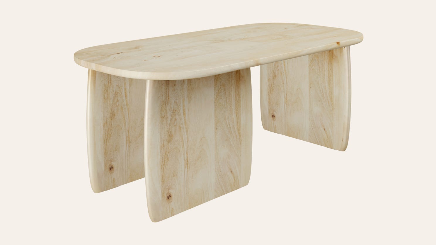 Nura Solidwood Rectangular Coffee Table