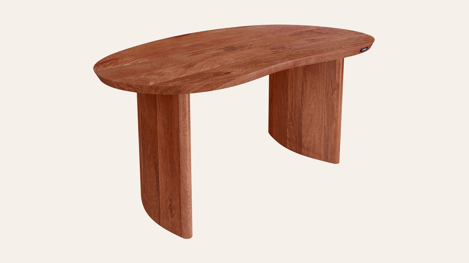 Ember Solidwood Asymmetrical Coffee Table