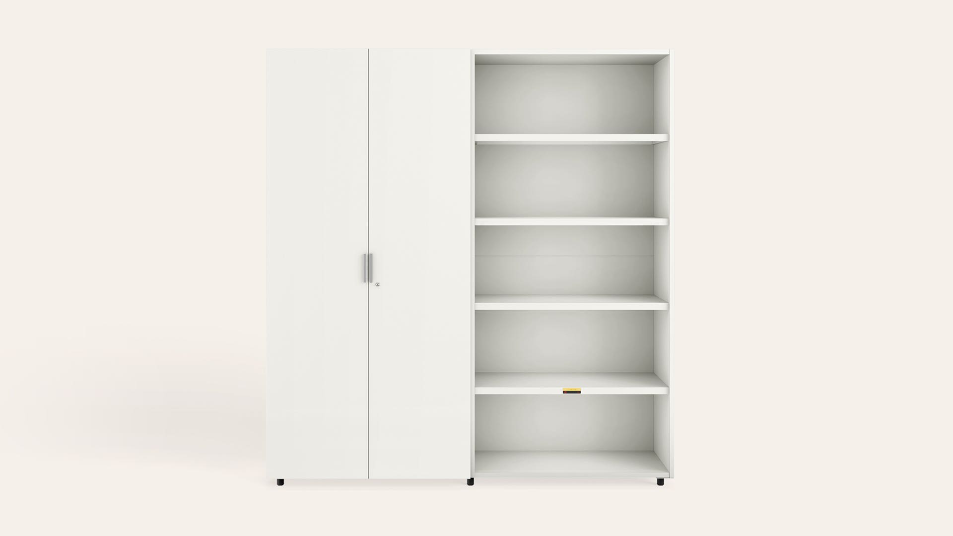 Bay Combo Metal Storage - 1800 X 1950 (Sugar White)