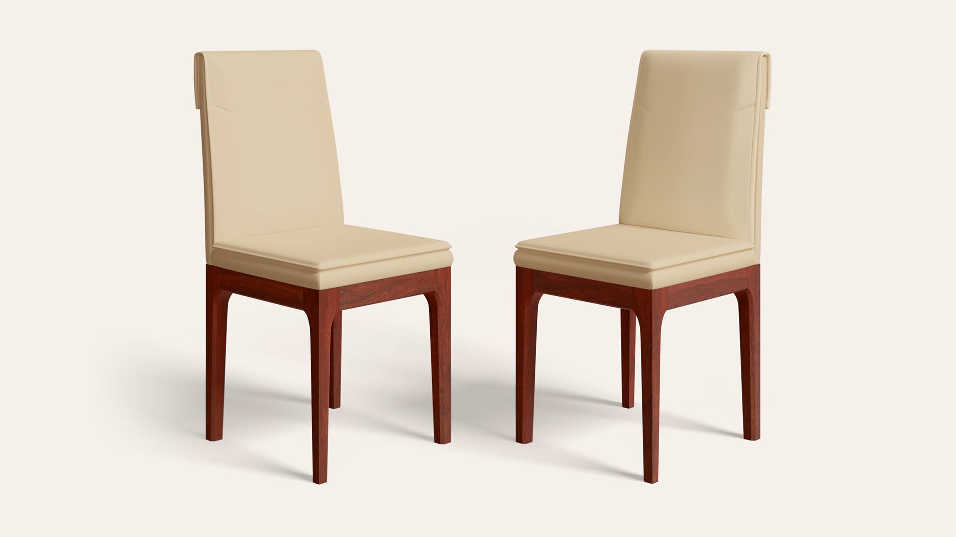 Terrene Plus Leatherette Dining Chair (Set of 2)