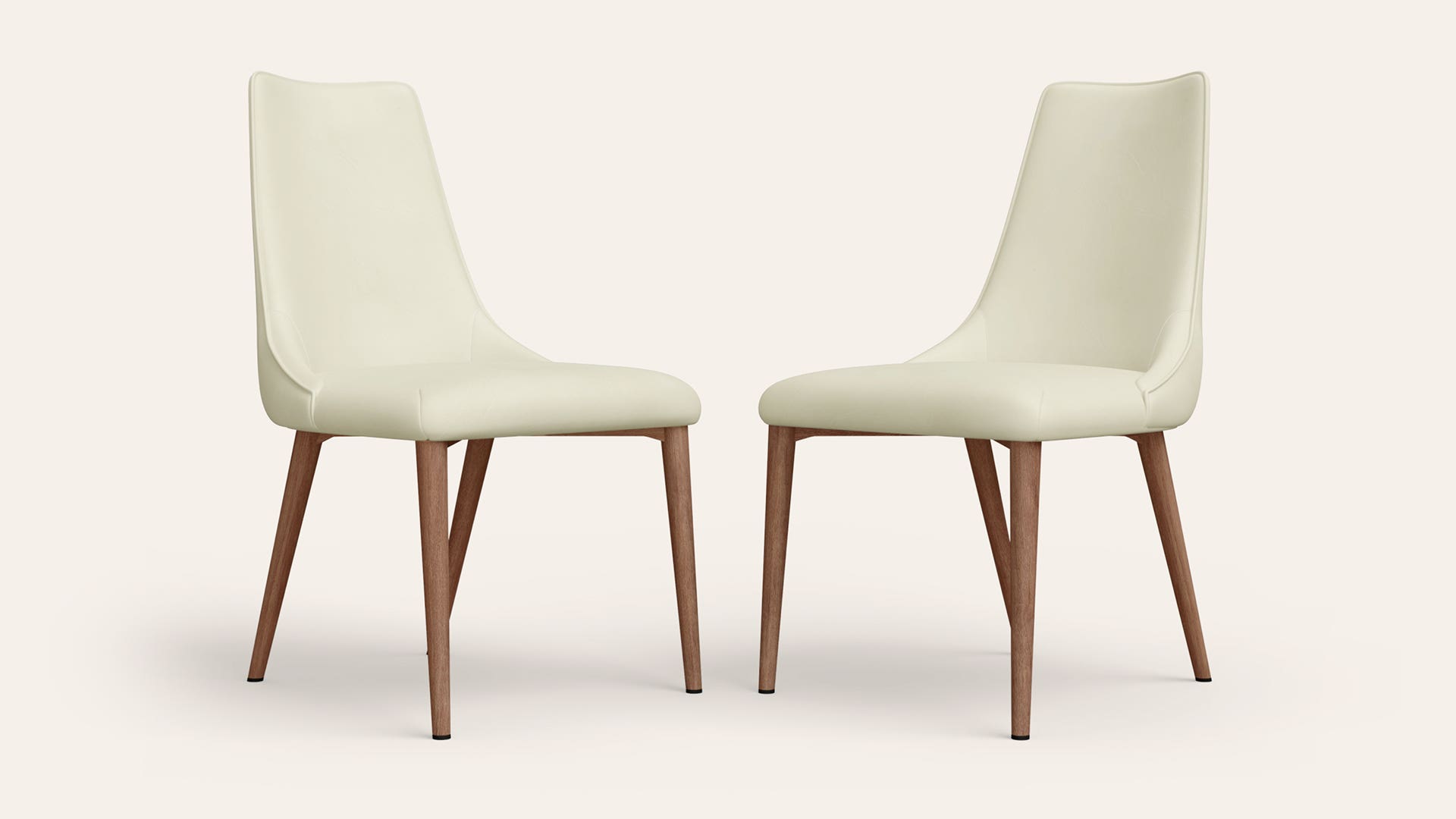 Creamtreat Leatherette Dining Chair (Set of 2)