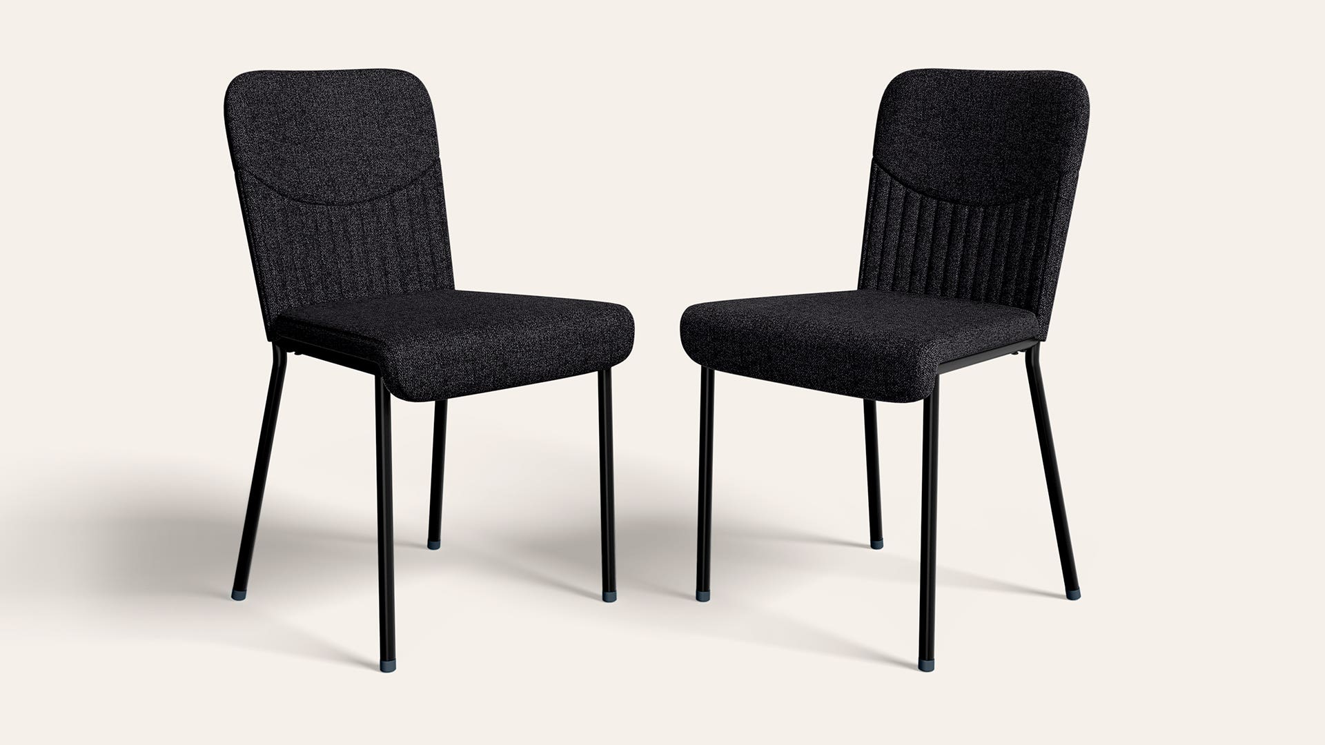 Ellie Fabric Dining Chair (Set of 2)