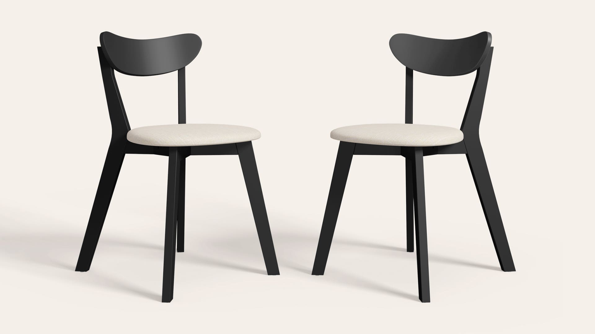 Diner Fabric Dining Chair (Set of 2)