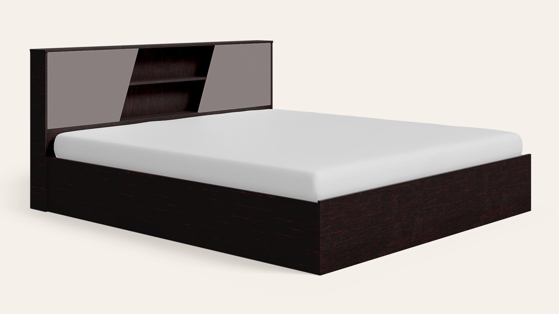 Hannah and Restomagic Dual Queen Size Box Storage Bed + Mattress Combo