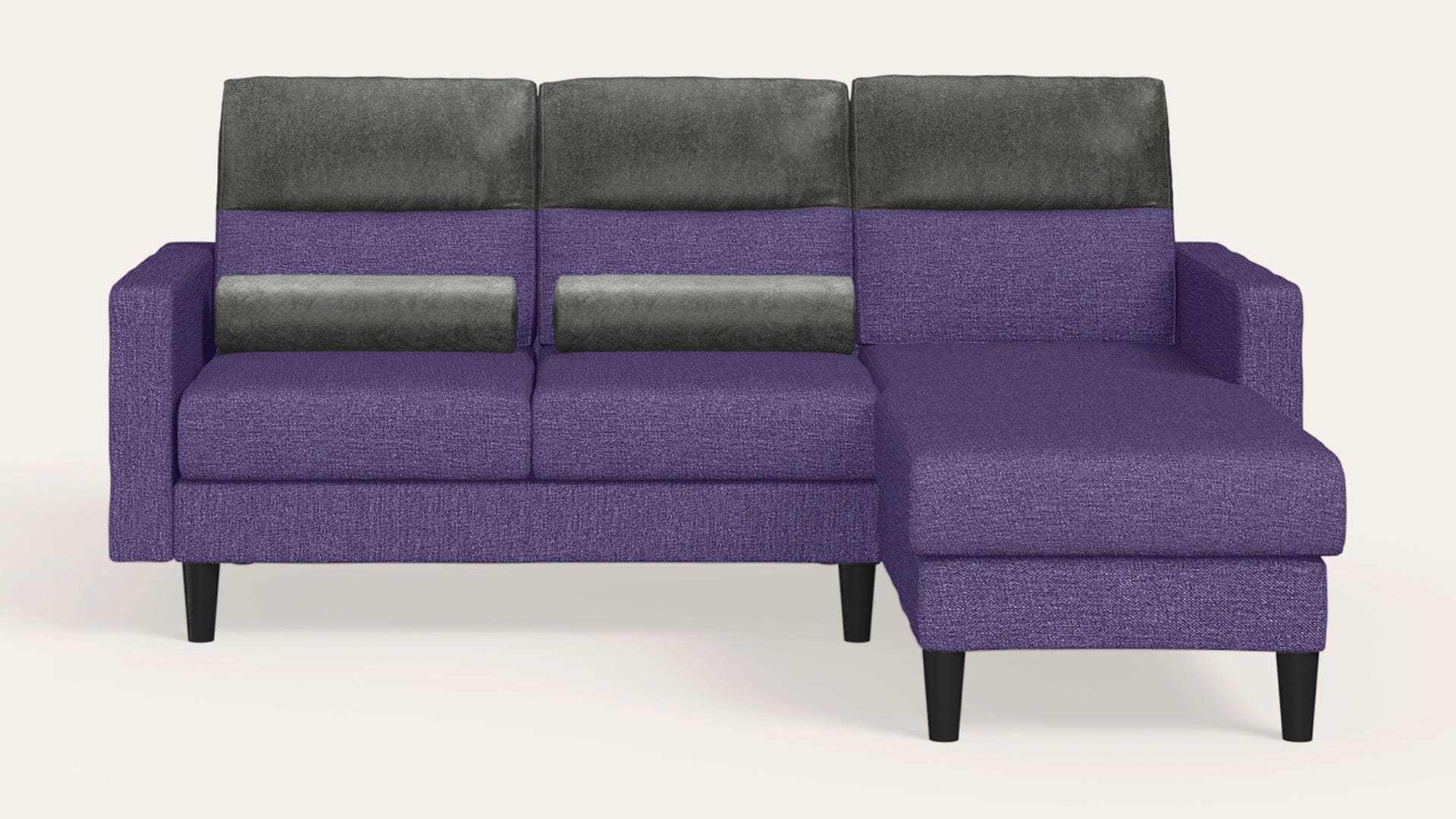 Highrolla 2-Seater Fabric Sofa with Chaise