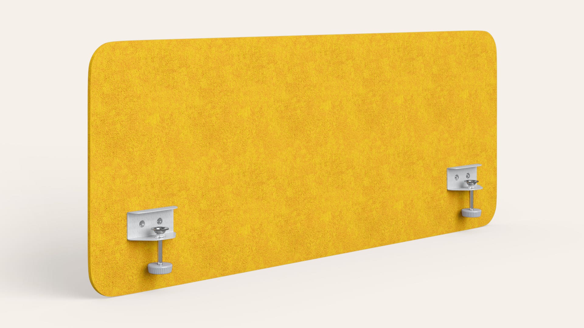 Hush Edge Mounted Privacy Screen - 1100 X 450 (Bright Yellow)