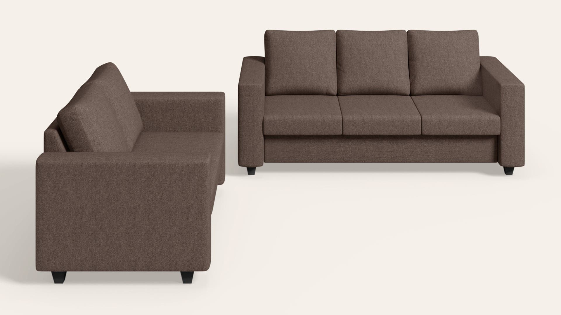 Magnate 5-Seater Fabric Sofa Set(3 Seater + 2 Seater)