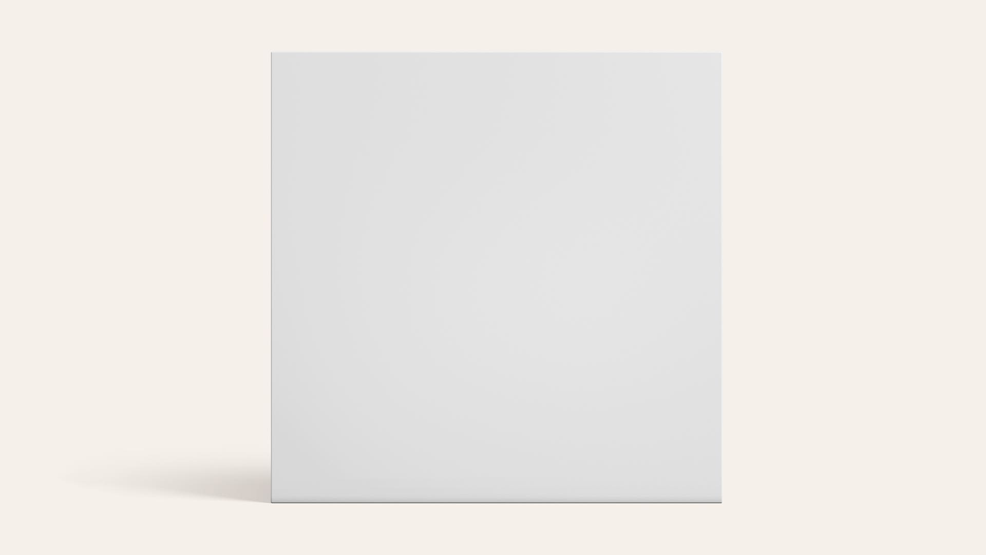 Note Wall Hung Marker Board - 600 X 600 (Glossy White)
