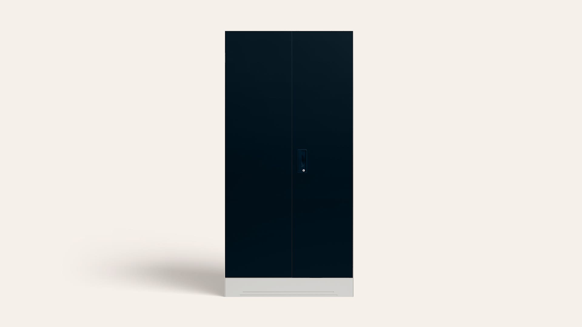 Slimline 2-Door Steel Almirah/Wardrobe (Pacific Blue)