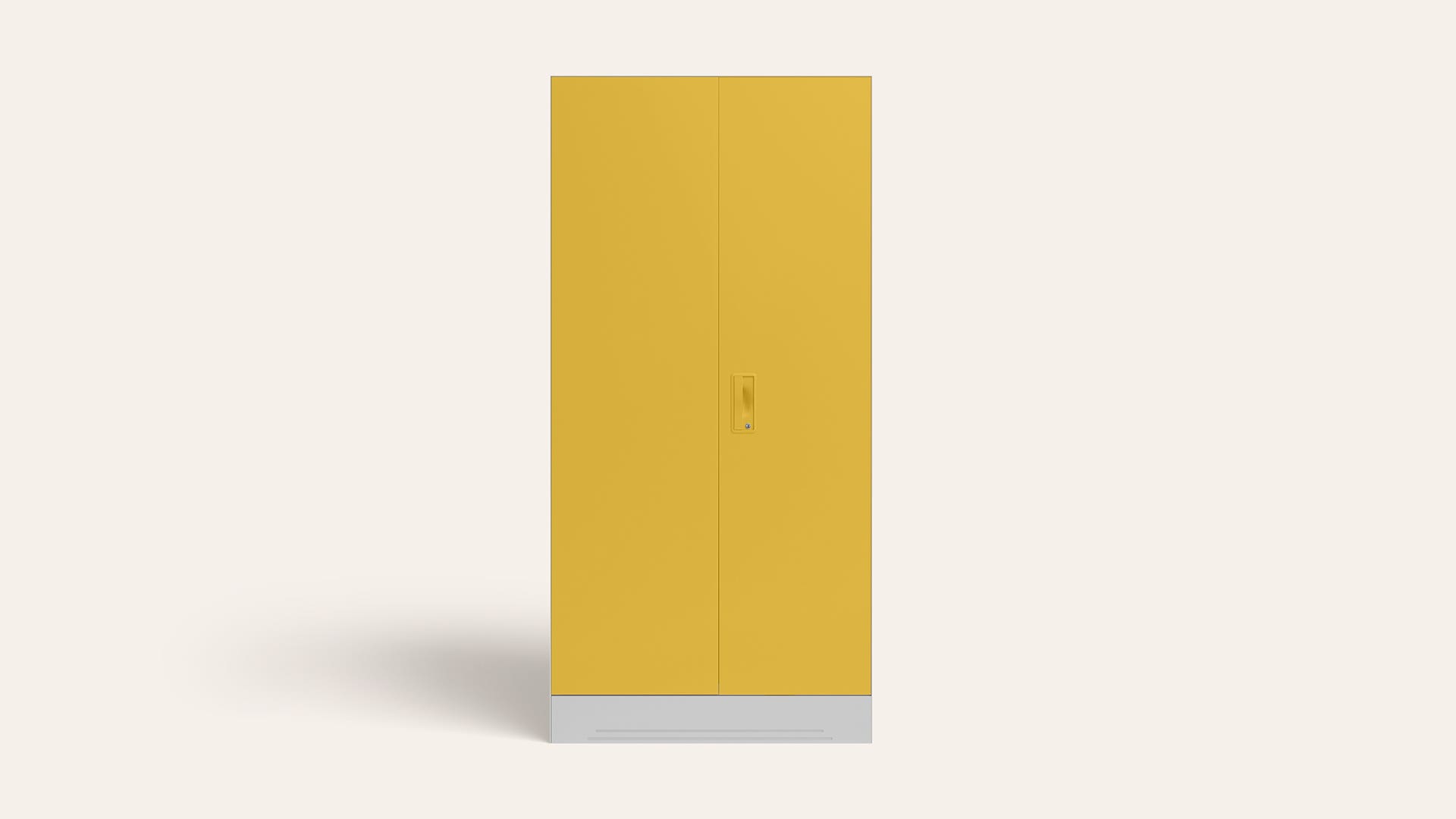 Slimline 2-Door Steel Almirah/Wardrobe (Calendula)