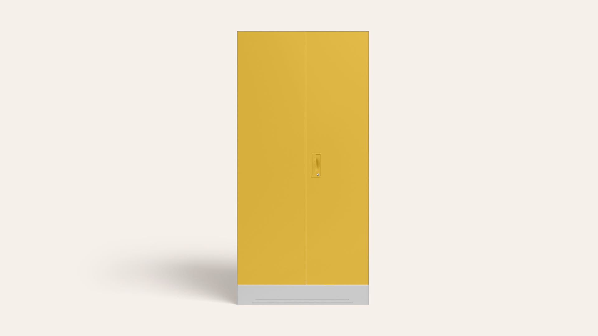 Slimline 2-Door Steel Almirah/Wardrobe (Calendula)