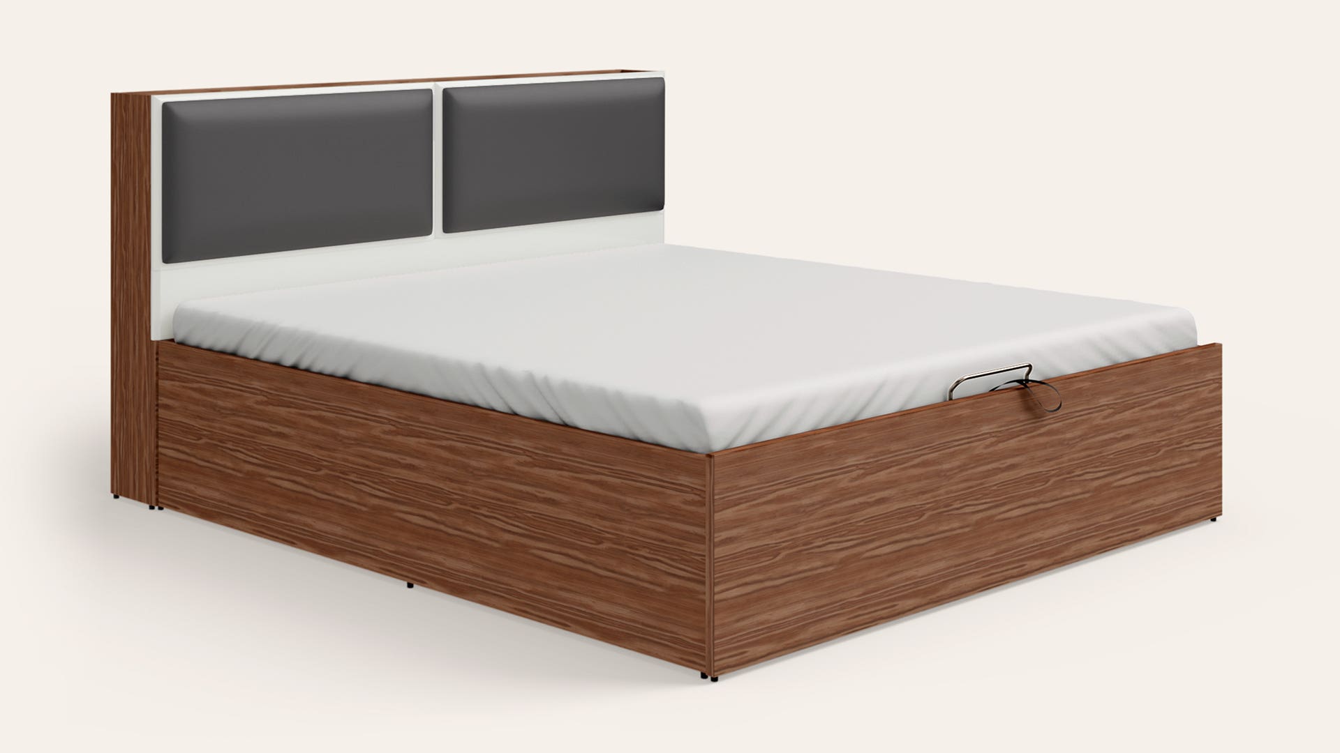 Electra Queen Size Wooden Bed with Eco-Lift Up Hydraulic Storage