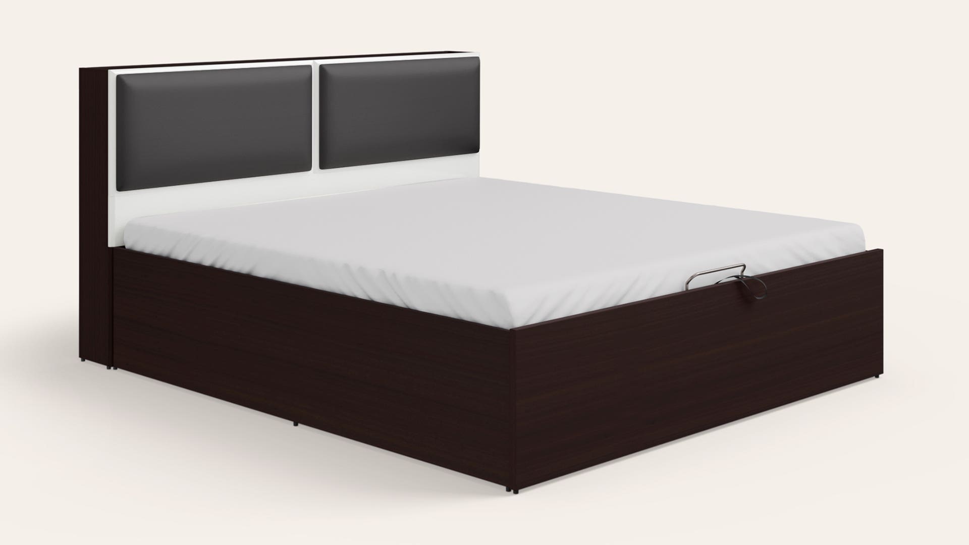 Electra Queen Size Wooden Bed with Eco-Lift Up Hydraulic Storage